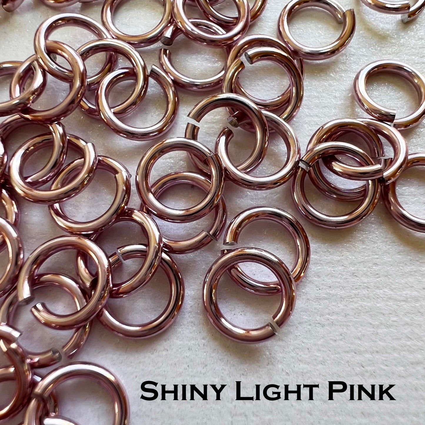 20g 3/32" AA Jump Rings SHINY (AWG) ID: 2.4mm - choose color & quantity