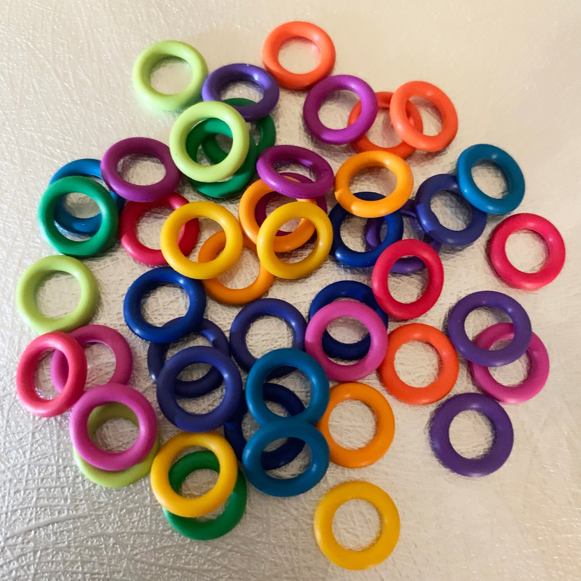 Colored rubber deals o rings