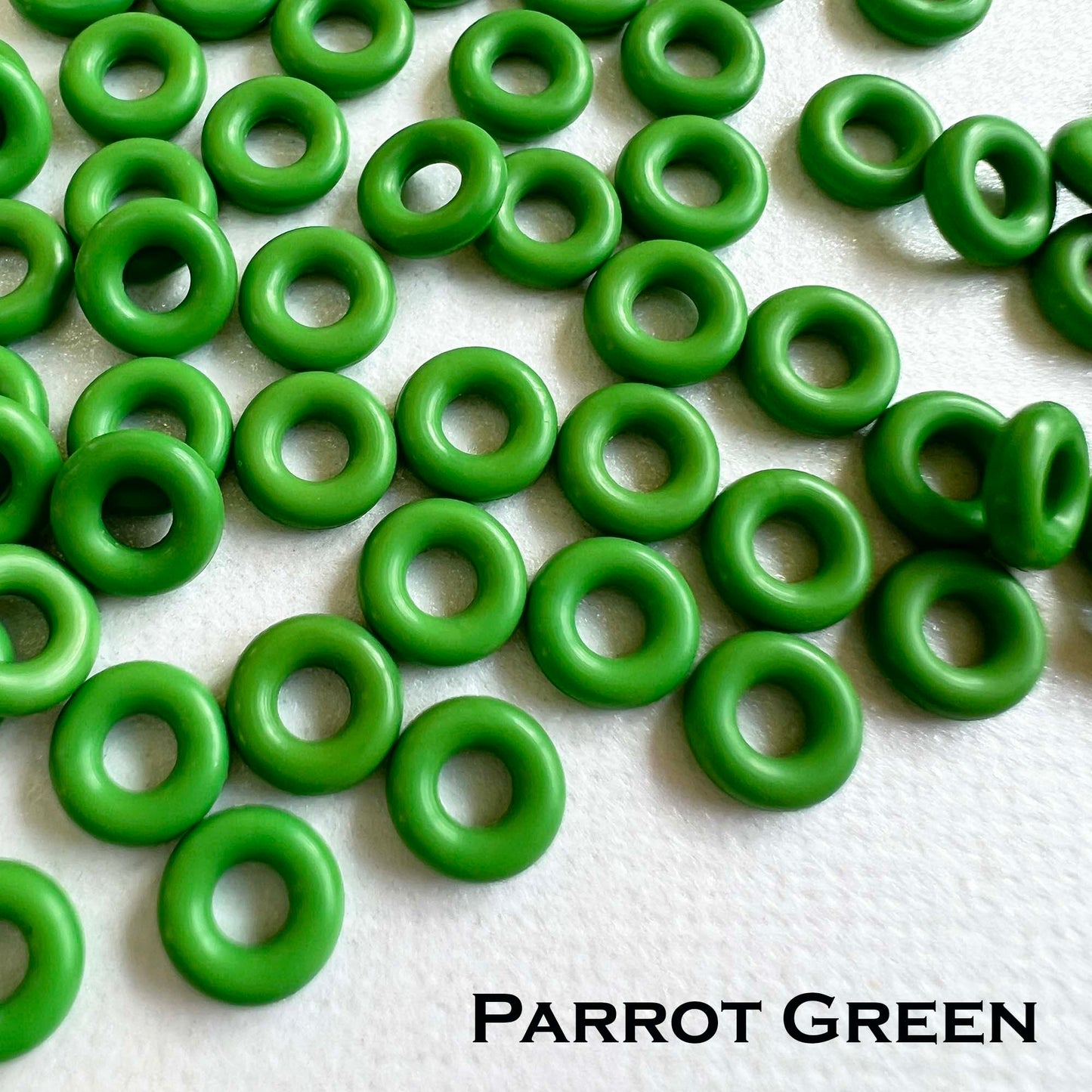 6mm Rubber O-Rings (ID: 2.6mm)  - choose color & quantity