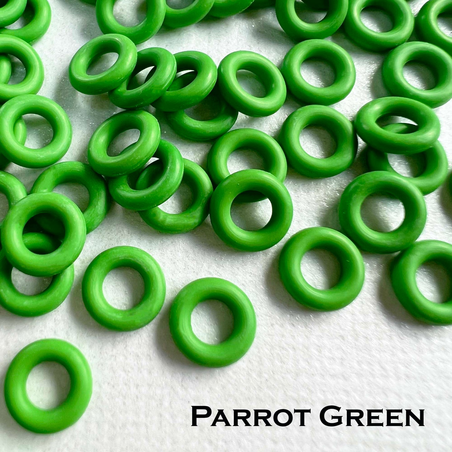 7.25mm Rubber O-Rings (ID: 3.7) - choose color & quantity