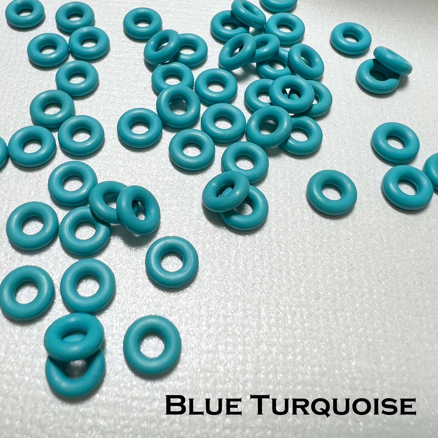 6mm Rubber O-Rings (ID: 2.6mm) - choose color & quantity