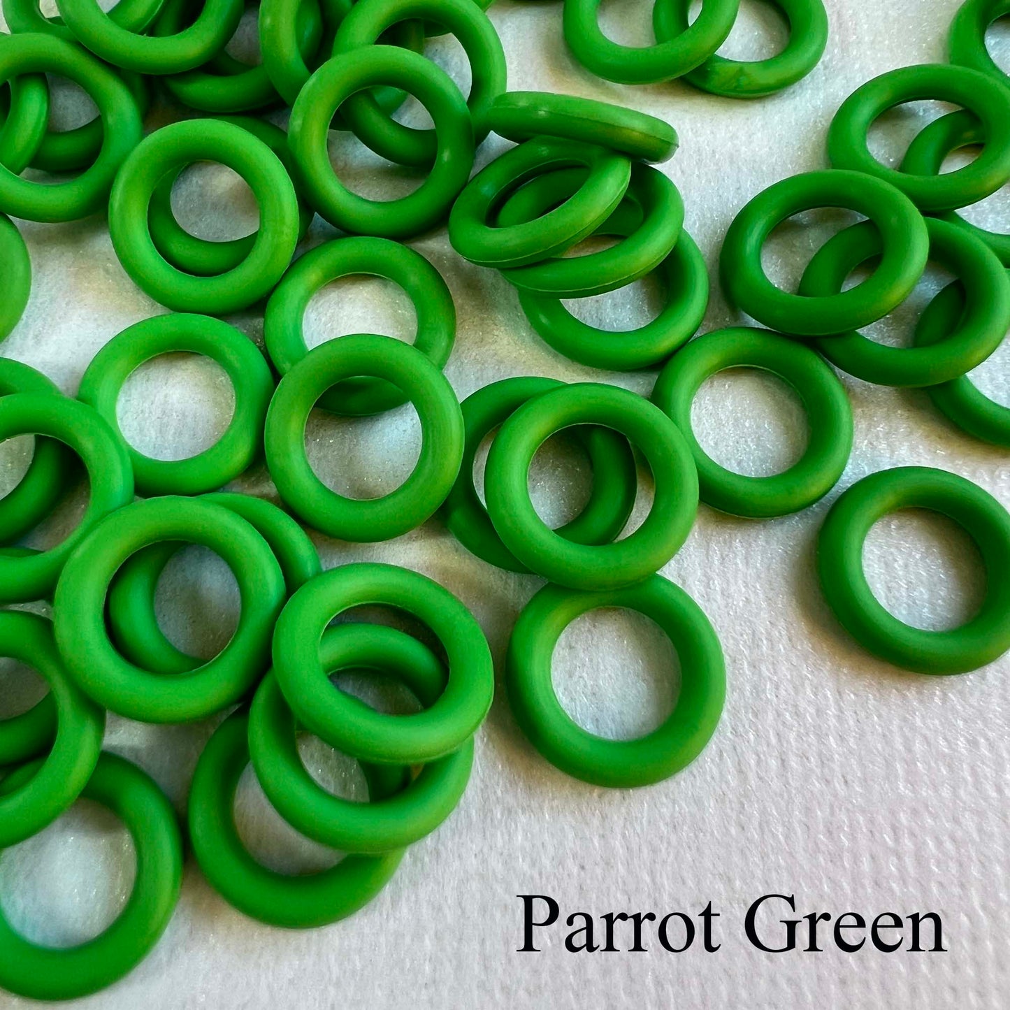 10mm Rubber O-Rings (ID: 6mm) - choose color & quantity