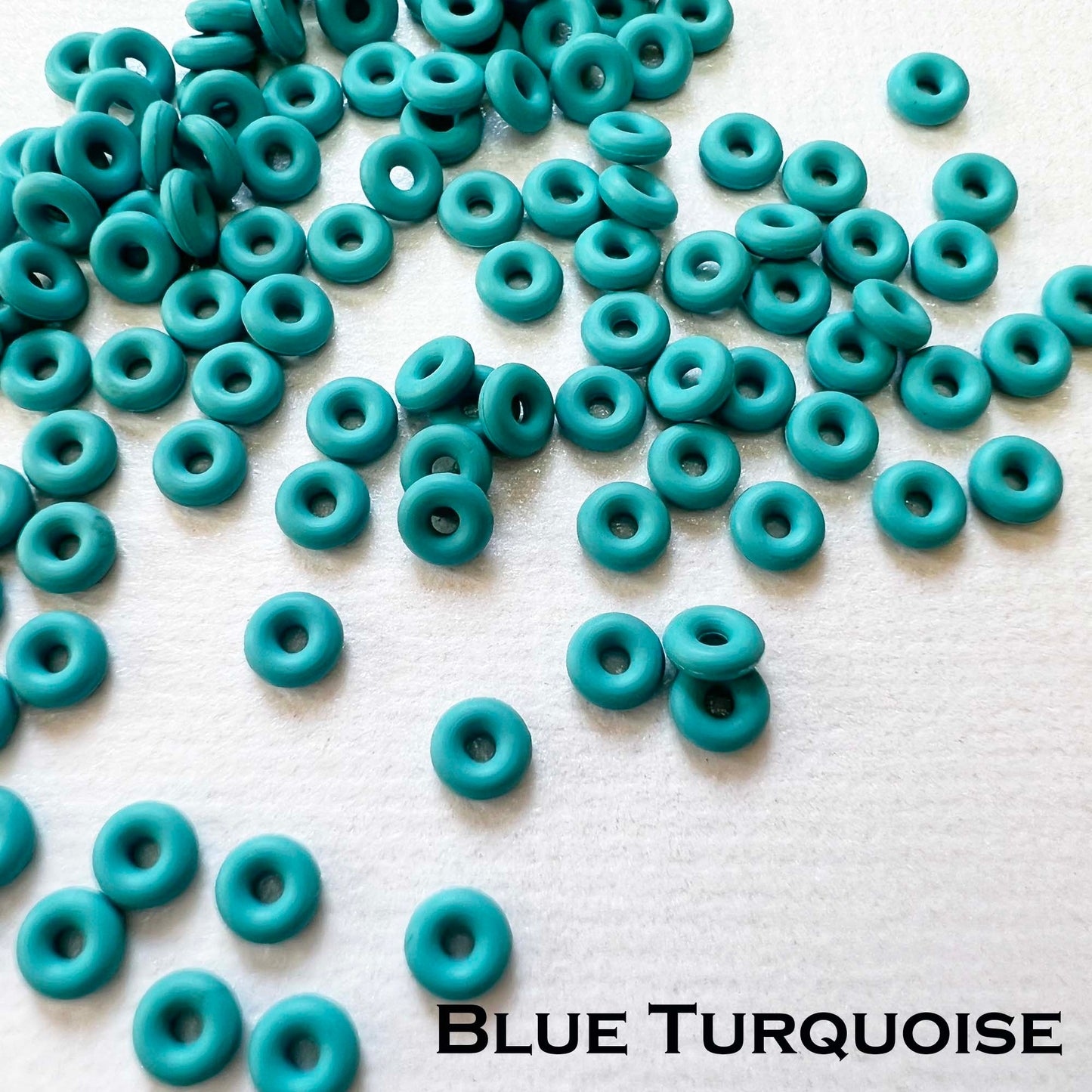 3mm Rubber O-Rings (ID: 1.1mm) - choose color