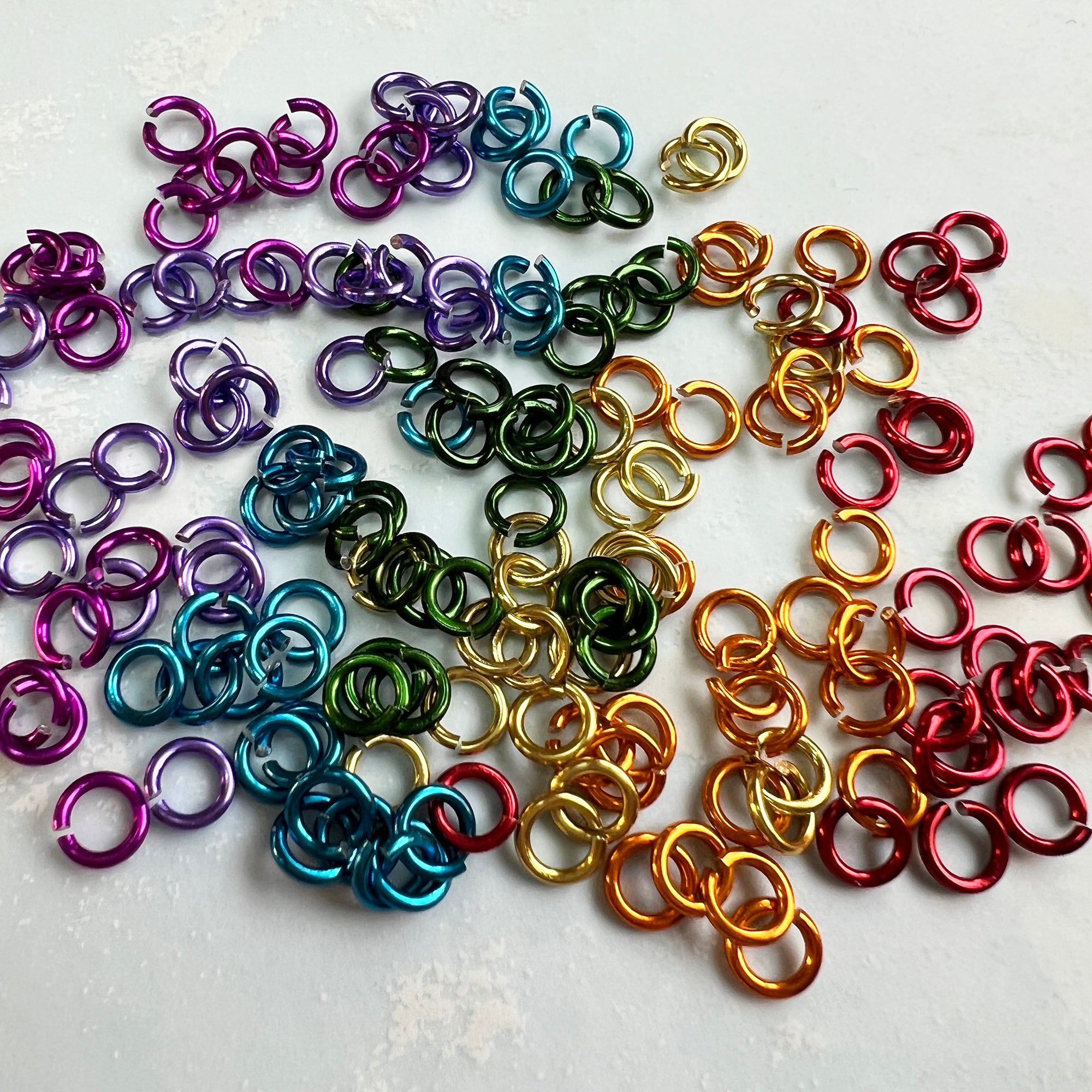 Colored Jump Rings 