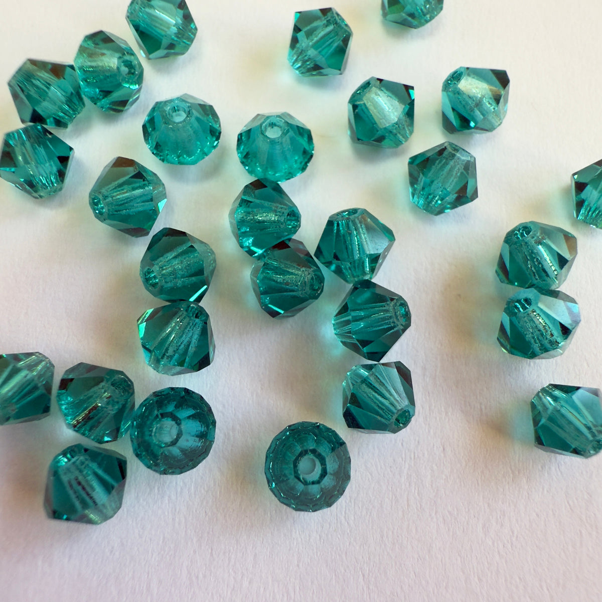 Preciosa Crystal Bead Bicone 4mm (Pkg of 24) - Blue Zircon