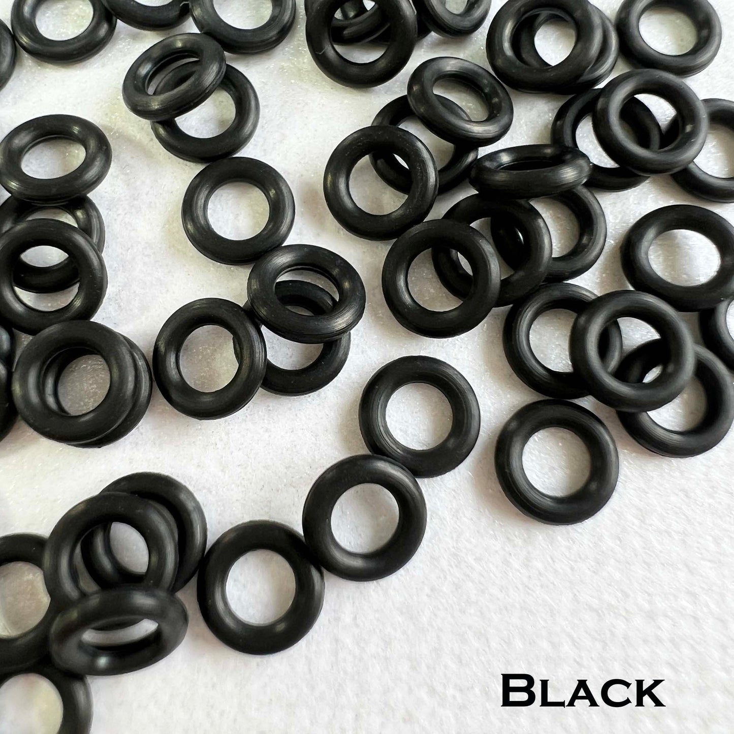5.3mm Rubber O-Rings (ID: 2.9mm) - Black