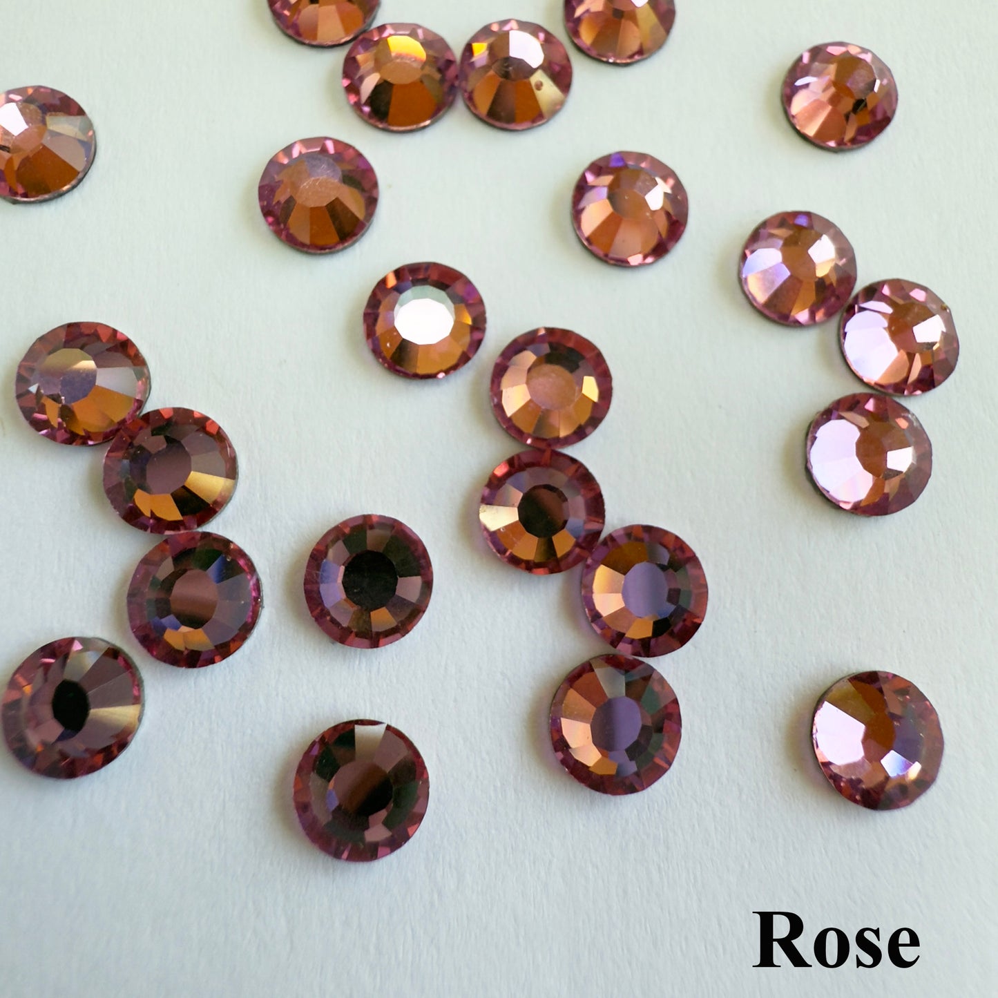 Set your own Preciosa Rose Montees 20ss (4.6-4.8mm) - Pkg of 25 settings & 25 flat back stones