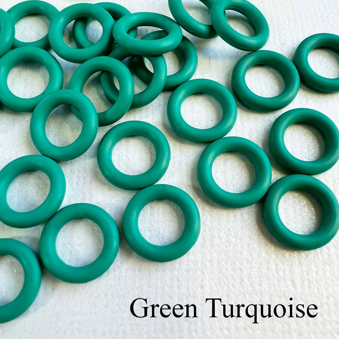10mm Rubber O-Rings (ID: 6mm) - choose color & quantity