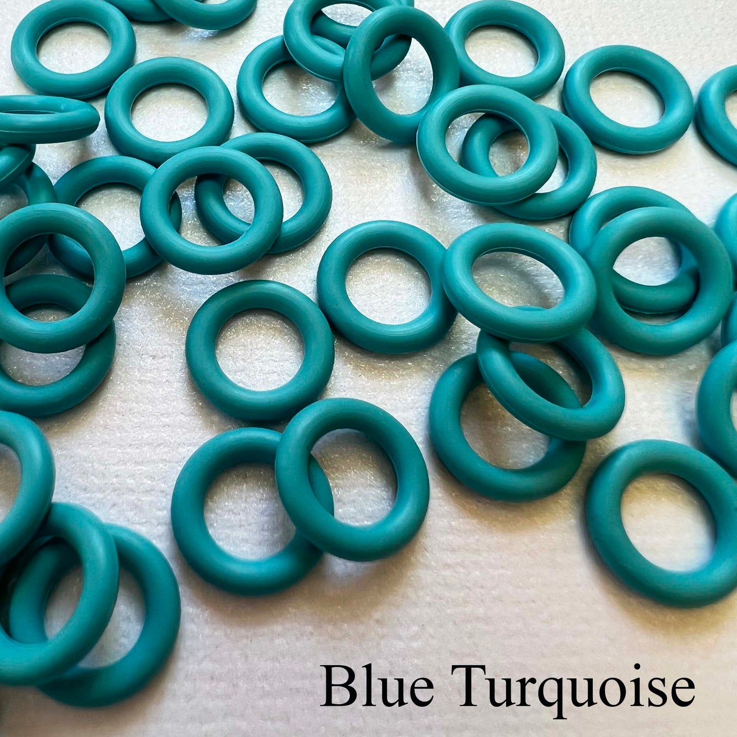 10mm Rubber O-Rings (ID: 6mm) - choose color & quantity