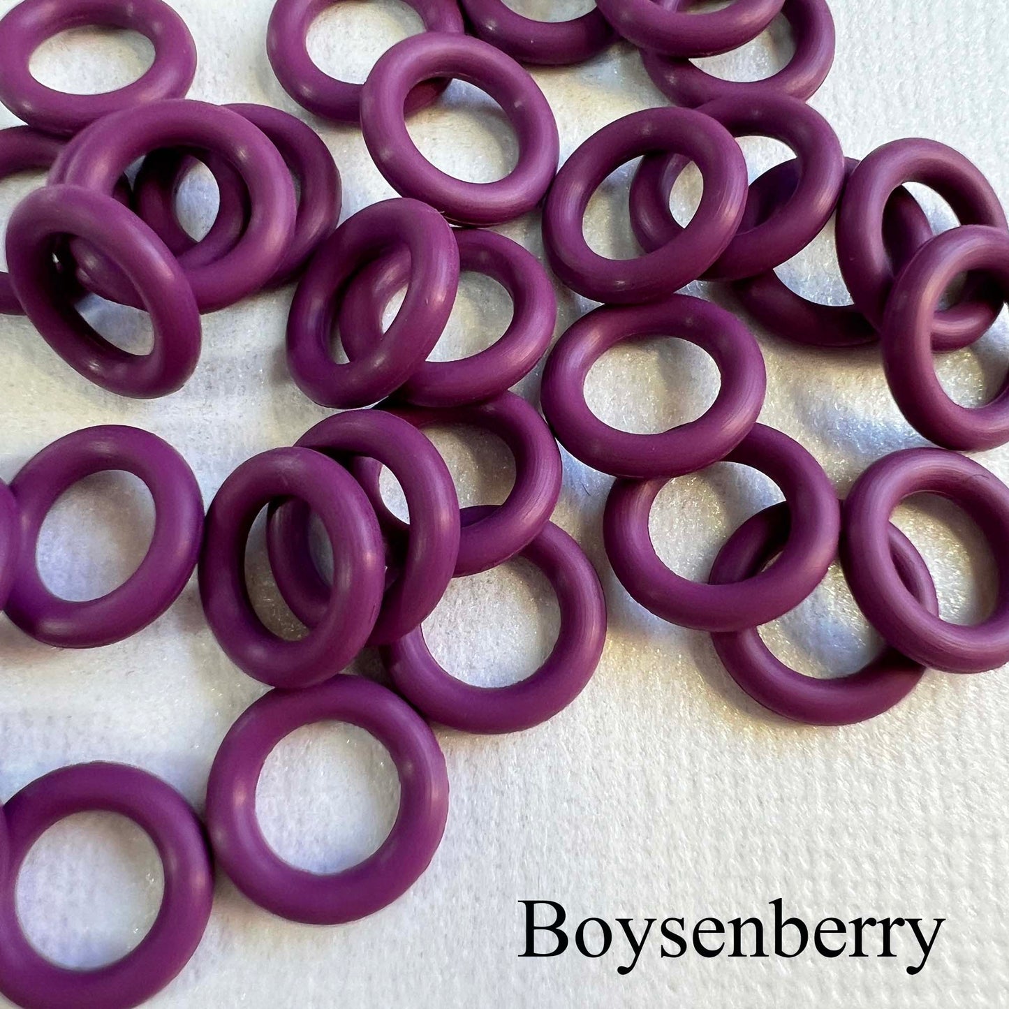 10mm Rubber O-Rings (ID: 6mm) - choose color & quantity