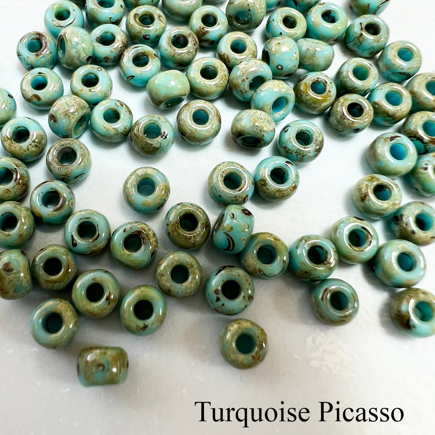 Miyuki Seed Beads 6/0 Picasso Finish (20g) - Choose Color