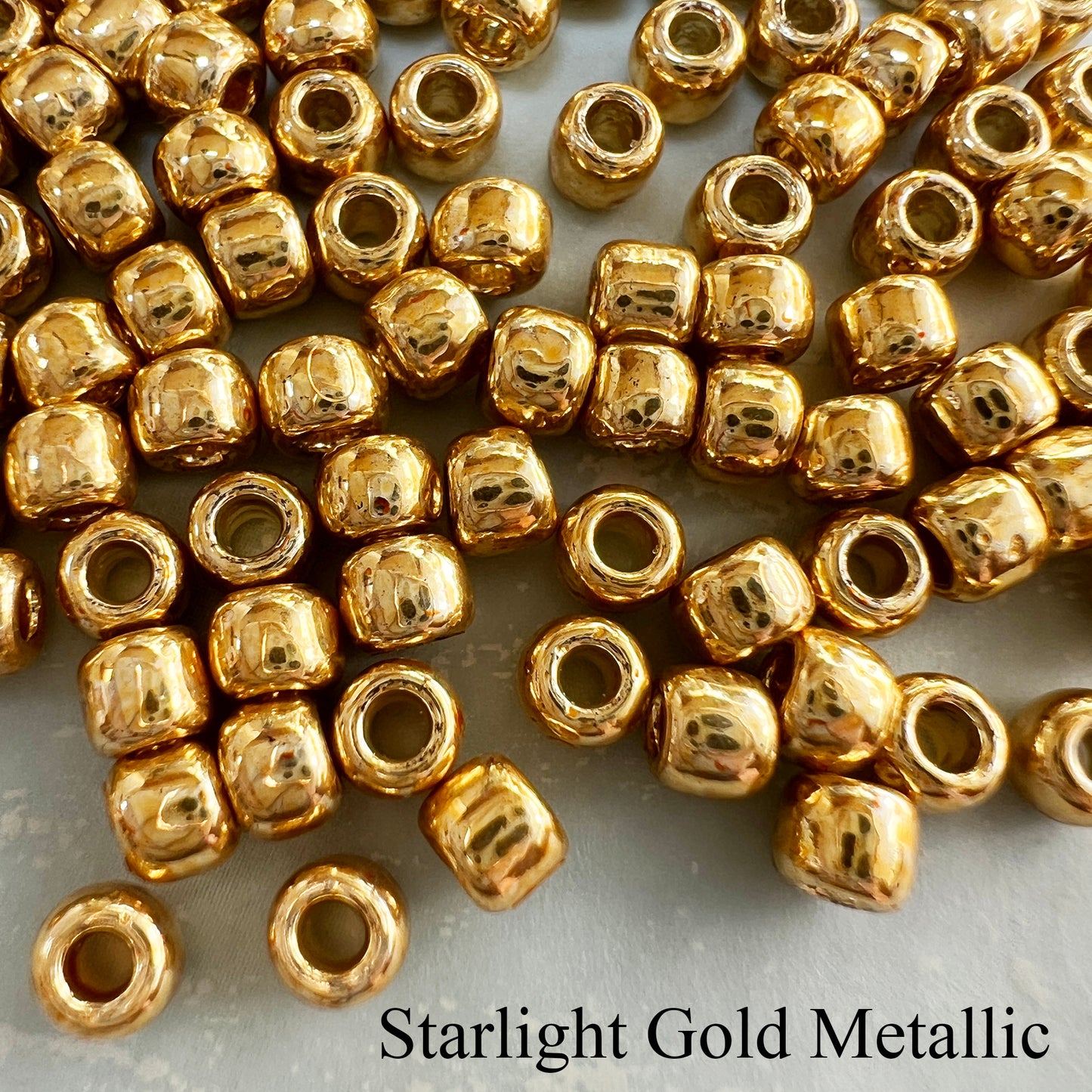 6/0 Seed Beads Metallic Finishes Miyuki or Toho Choose color