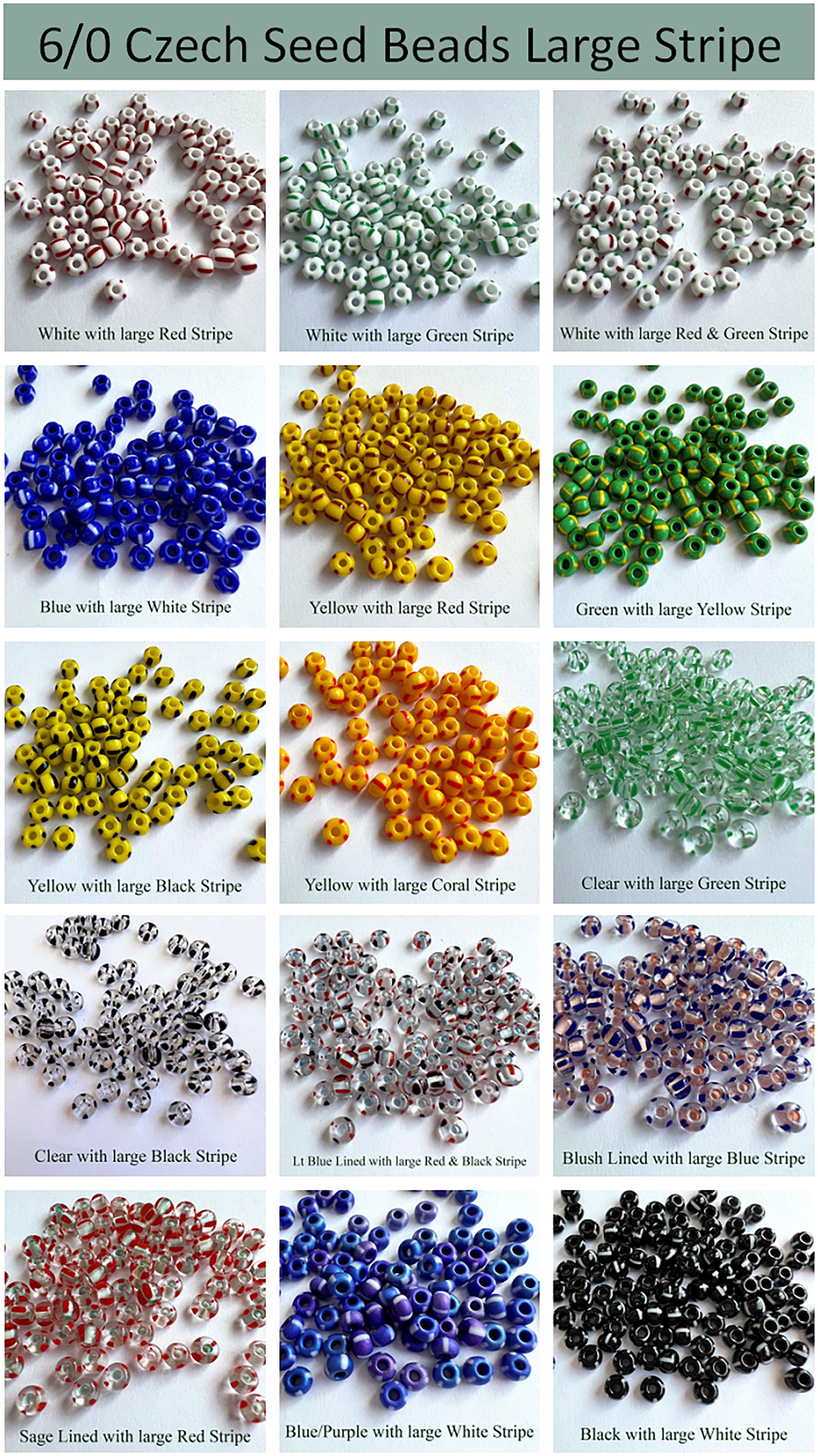 Czech Twin Hole Bead Collection - 8 Colors Lot of 16 offers - 20gr. Packs NIP