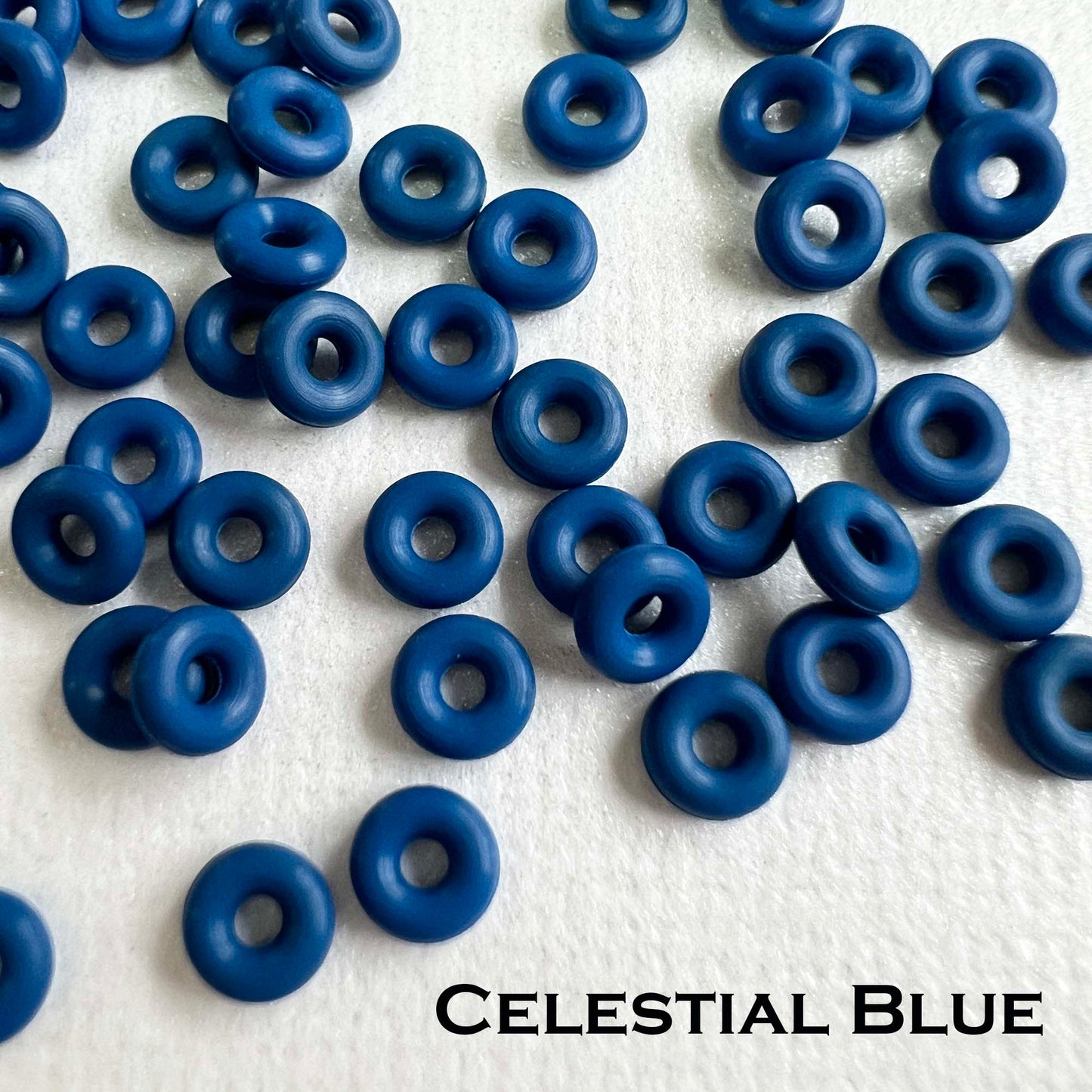 4.5mm Rubber O-Rings (ID: 1.5mm) - choose color/quantity