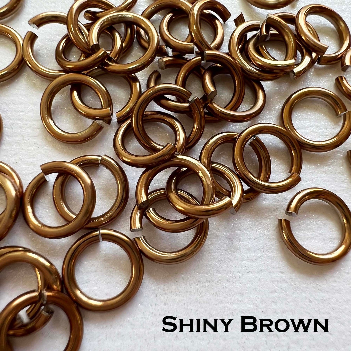 20g 3/16" Jump Rings SHINY (AWG) ID: 5mm - choose color & quantity