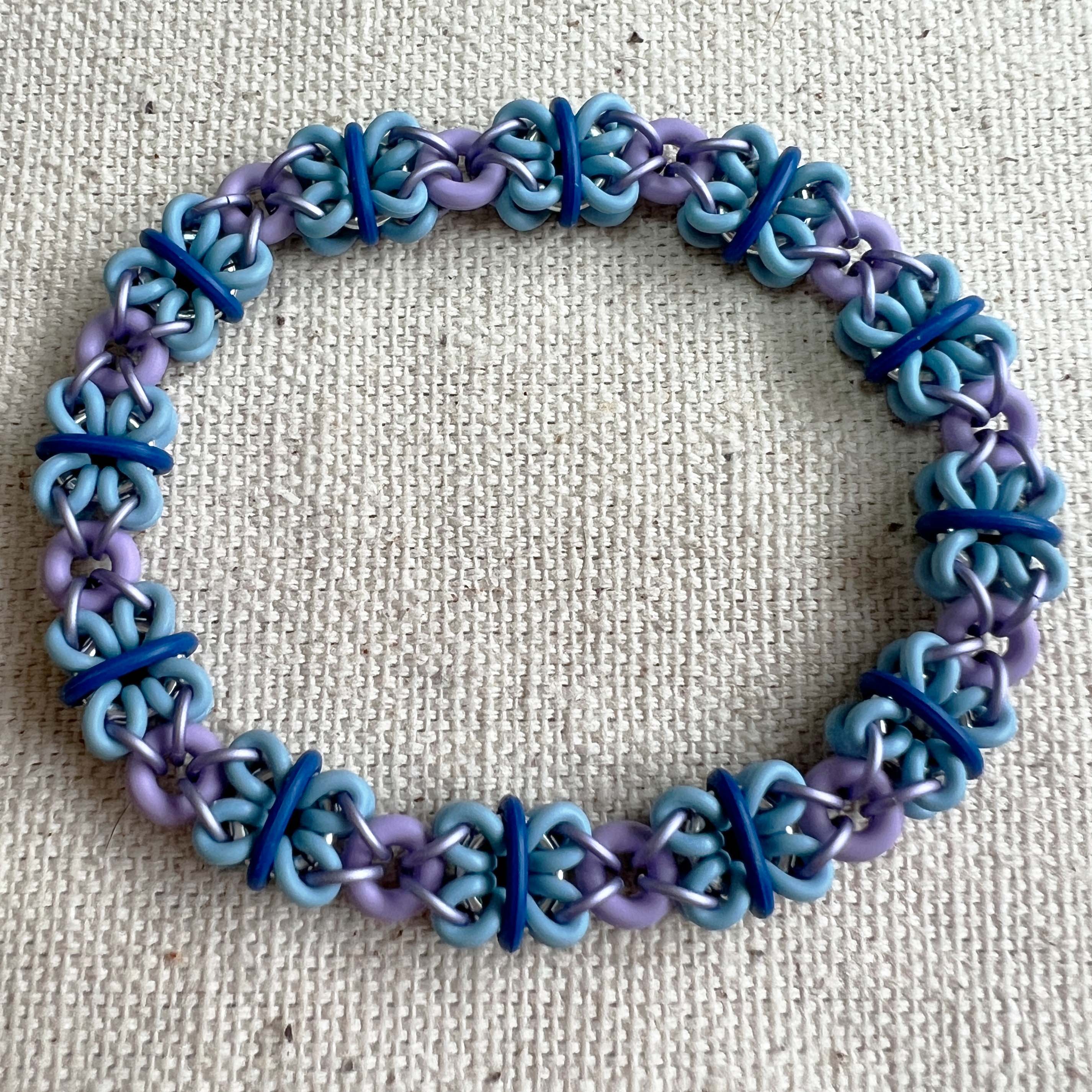 Beaded Bracelet Fossil Butterfly Bracelet Rainbow Loom Bracelet