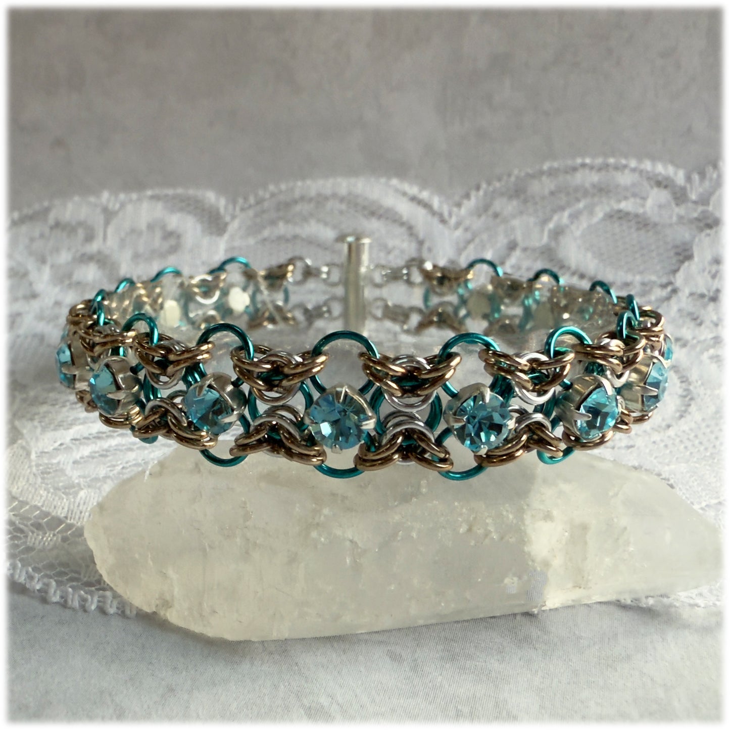 Bydand Rhinestone Bracelet & Bydand Bling Bracelet PDF Tutorial with Video Classes - no physical items