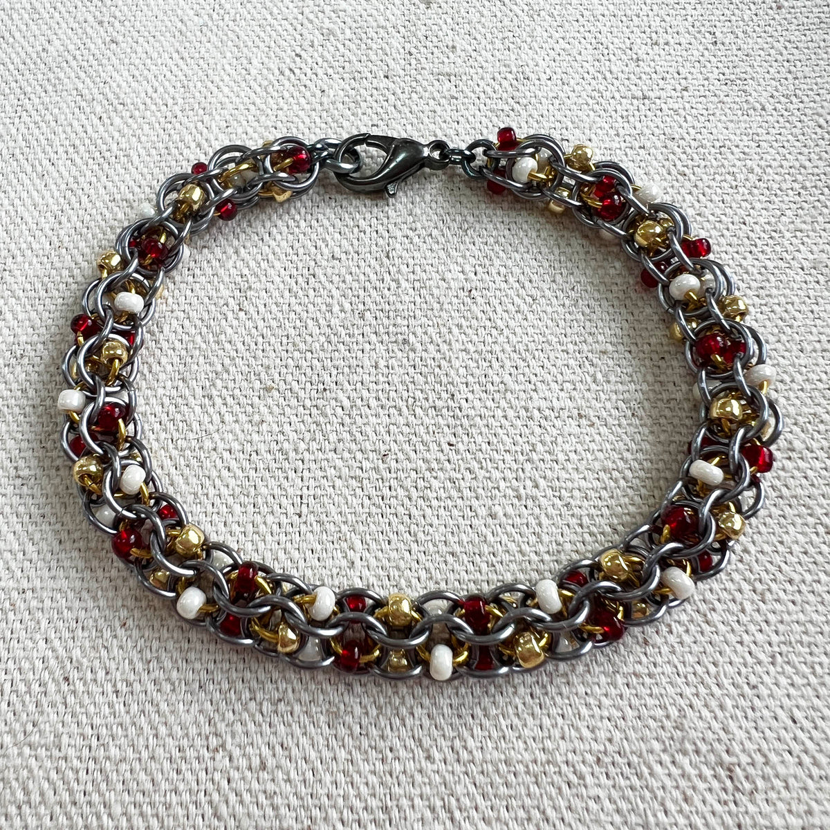 Captive 2 in 1 Chain Beaded Tutorial - PDF Digital Item