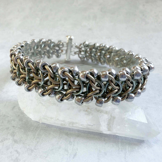 Elf Weave Beaded Bracelet Kit with Video Class - Dried Flora