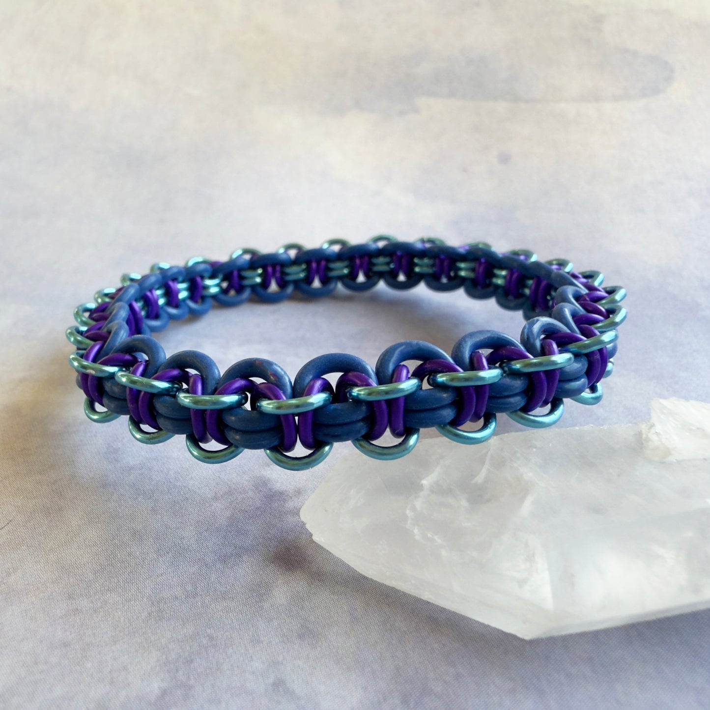 Hoodoo Stretch Bracelet Kit with Free Video - Celestial Blue, Matte Purple & Sky Blue