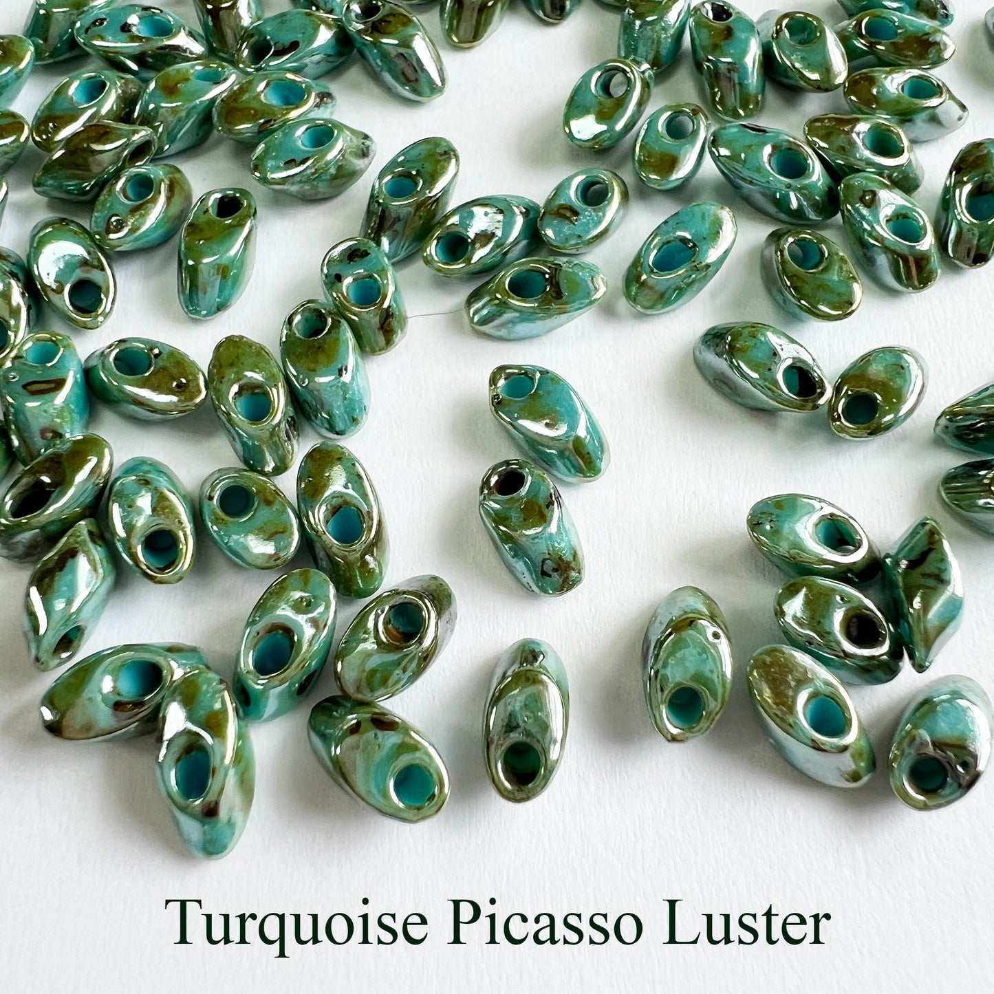 Miyuki Long Magatama Beads 4 x 7mm 18 grams