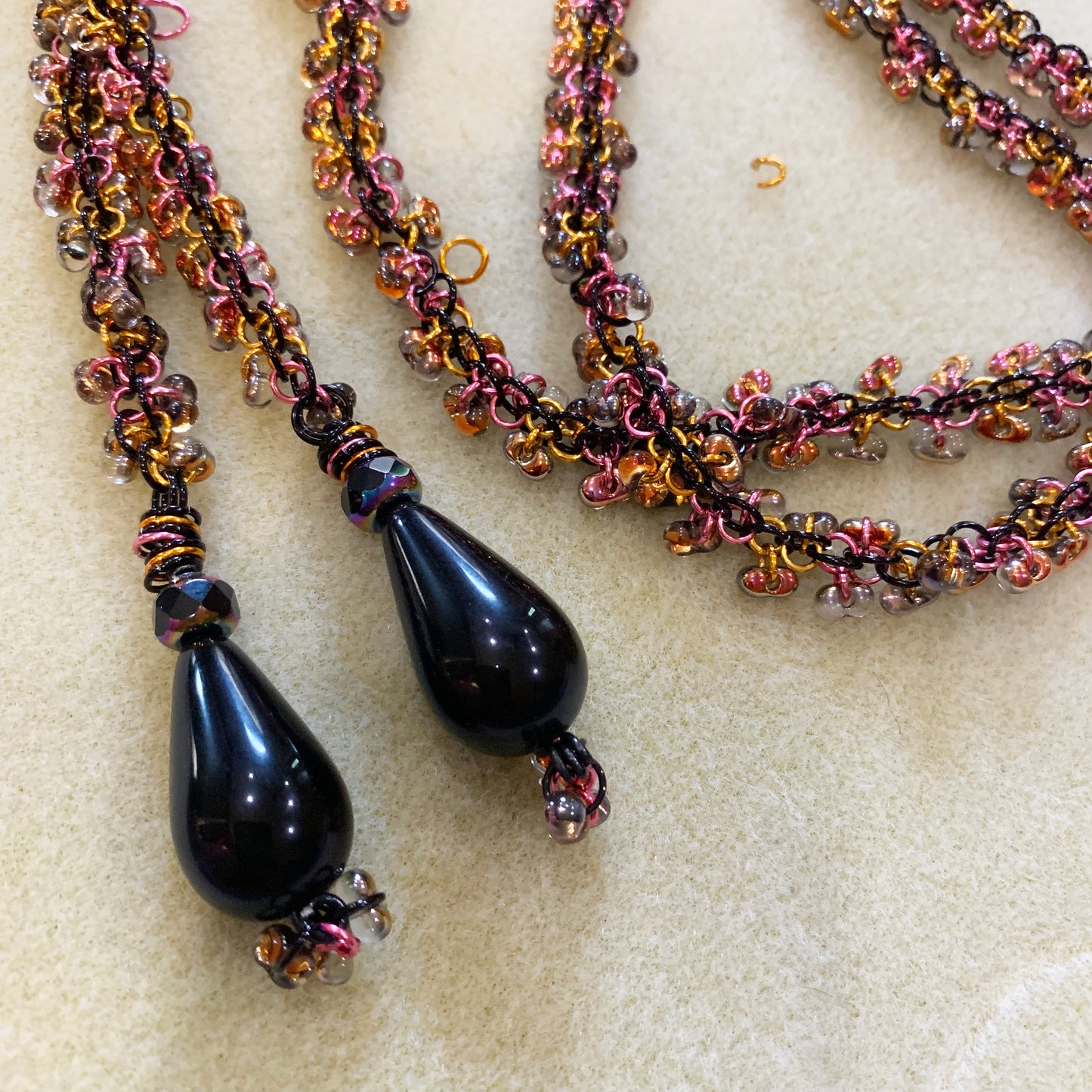 Large Vintage Glass Drops (Pkg of 2)