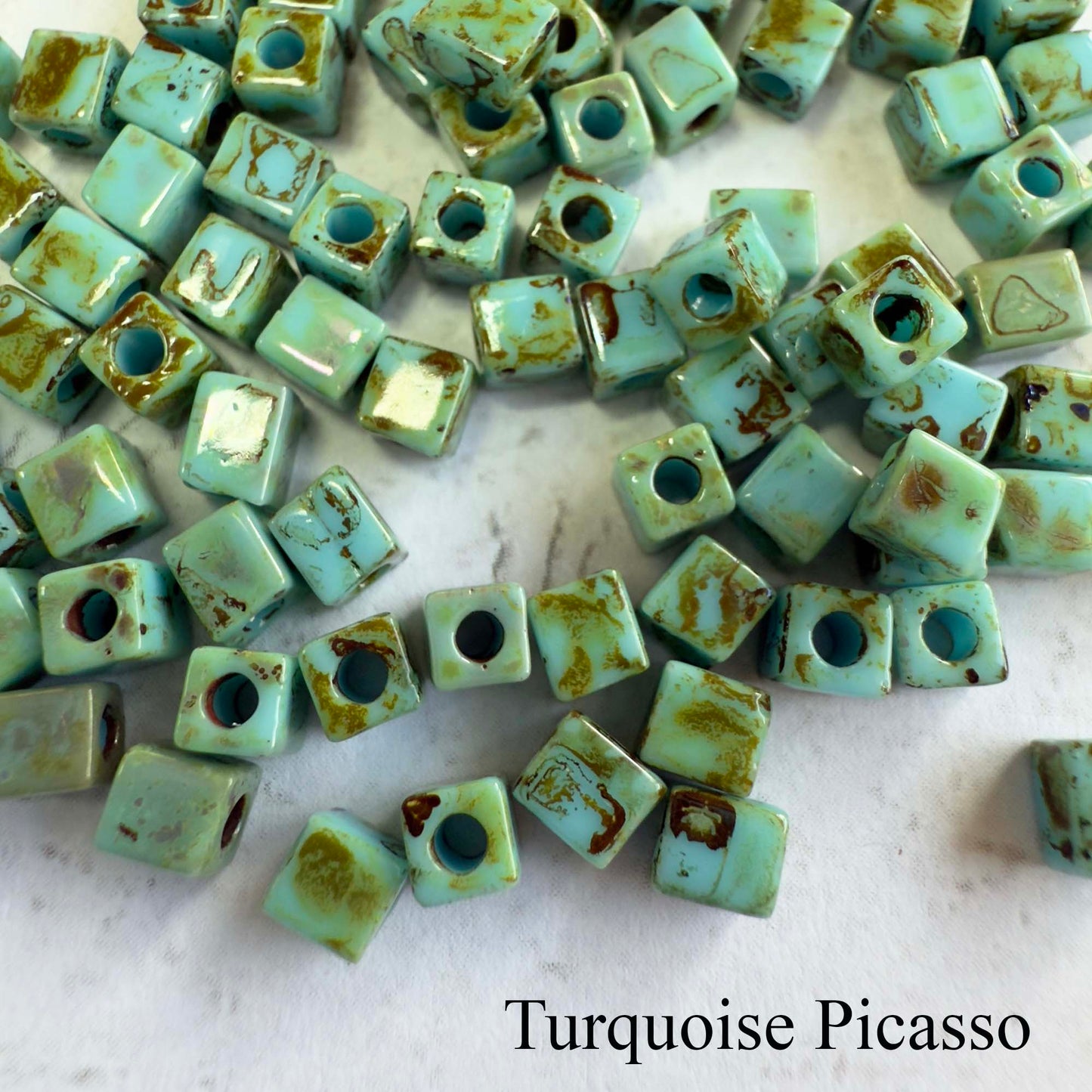 Miyuki Square Beads 4mm - 10 Grams