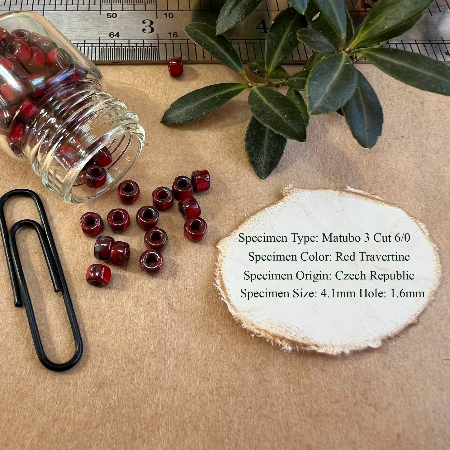 Matubo 3 Cut Beads 6/0 Packages 10 grams