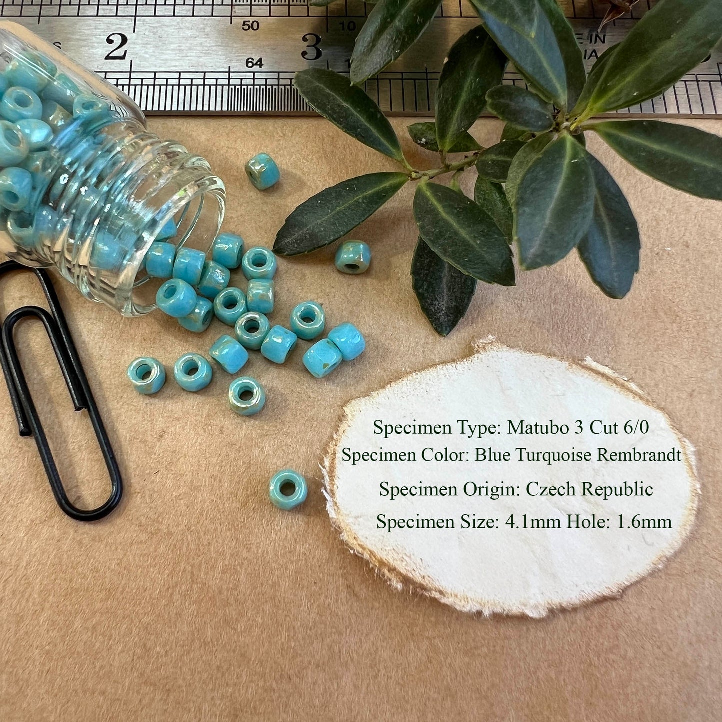 Matubo 3 Cut Beads 6/0 Packages 10 grams