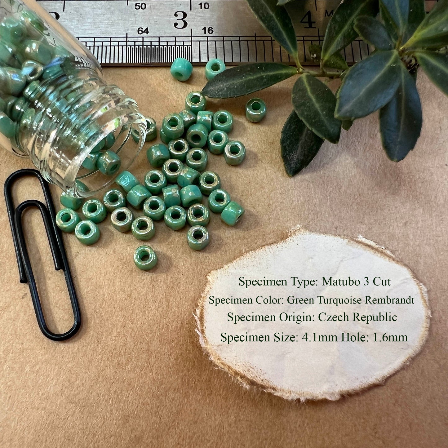 Matubo 3 Cut Beads 6/0 Packages 10 grams