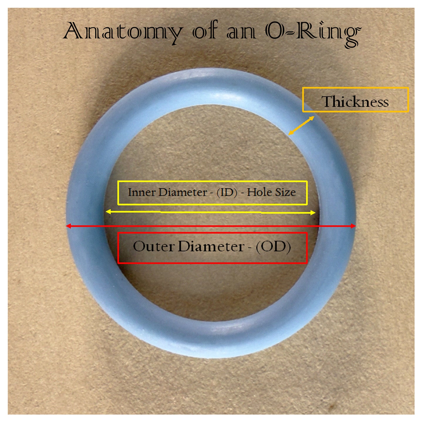 12mm Rubber O-Rings (ID: 8.5mm) - choose color & quantity