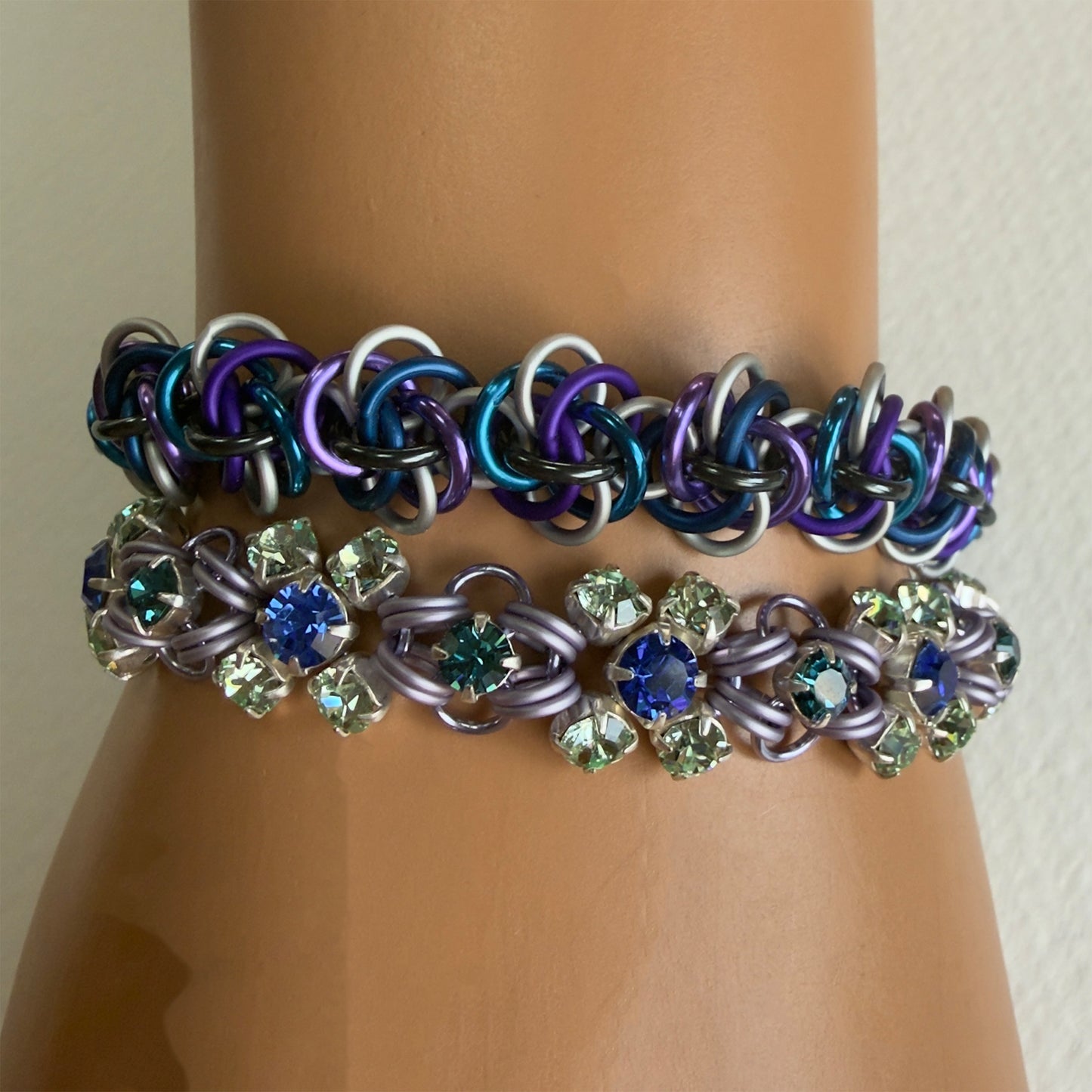 Persephone Bracelet Kit with Free Video Class - Blue Purple Mix