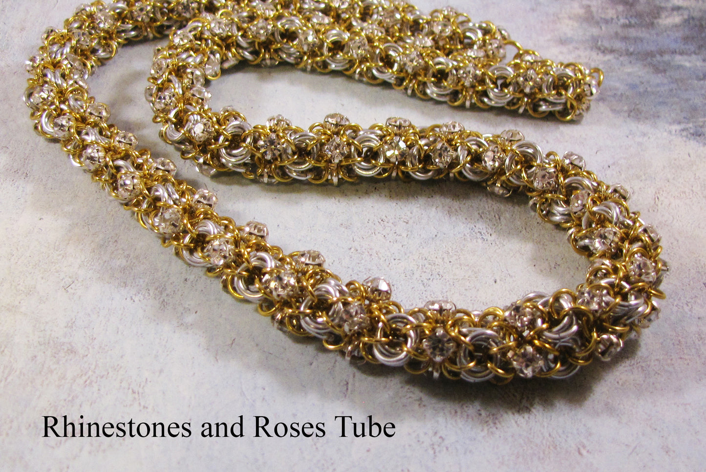 Rhinestones & Roses Necklace & Bracelet PDF Tutorial - contains active links NO PHYSCAL SUPPLIES INCLUDED