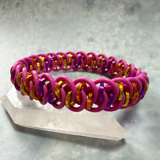 Shenanigans Stretch Bracelet Kit with Free Video - Fuchsia Berry Mix