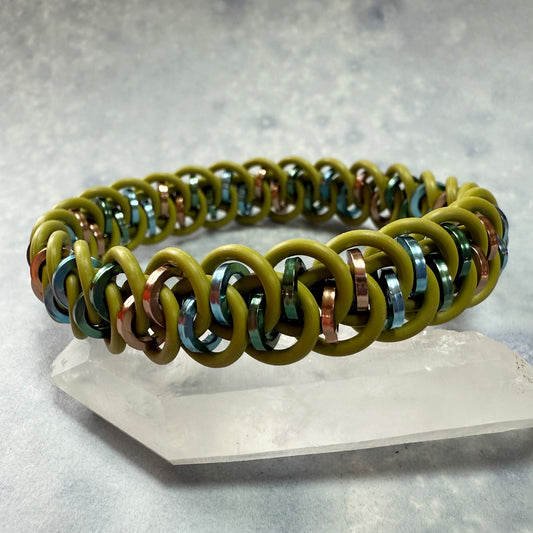 Shenanigans Stretch Bracelet Kit with Free Video - Iguana Green Mix