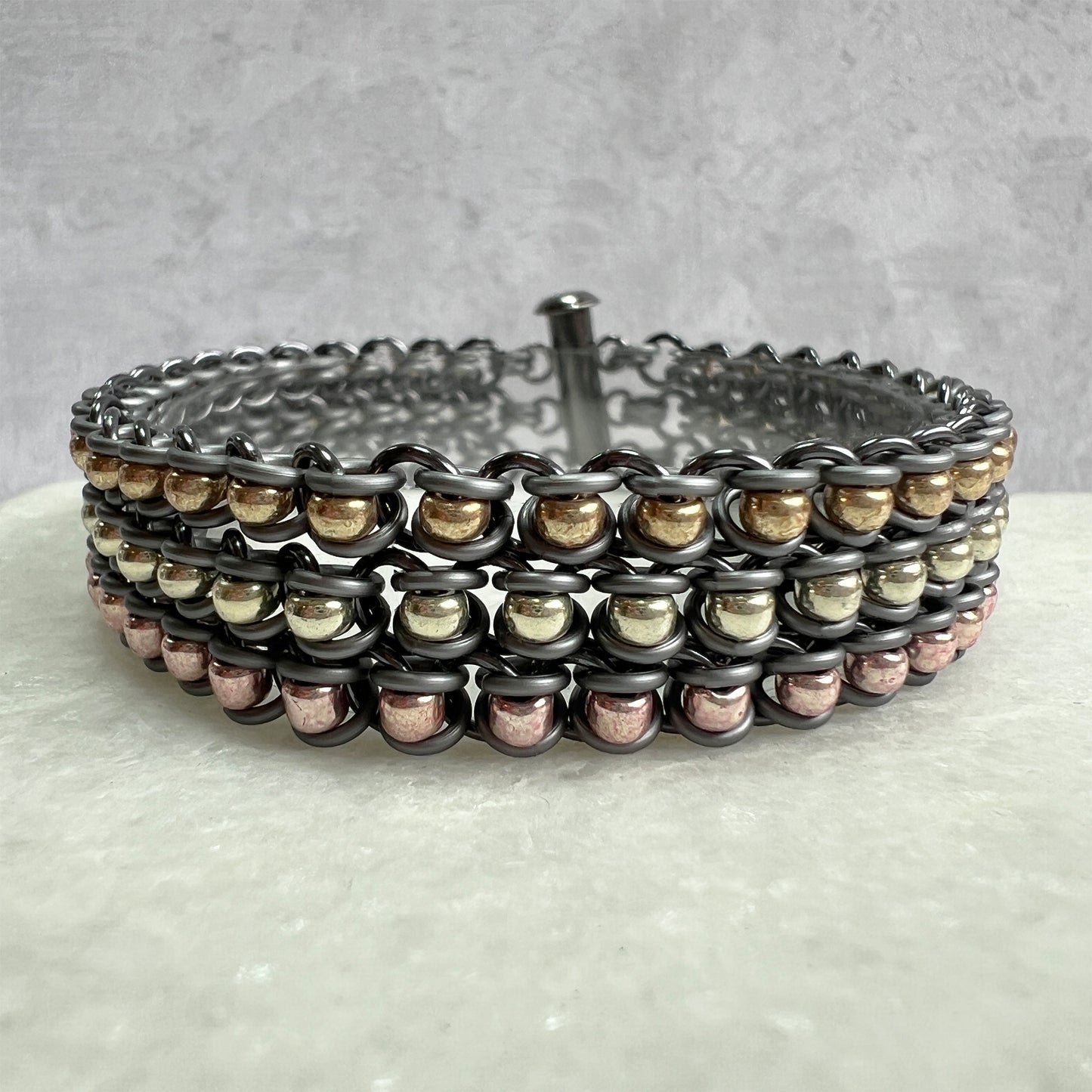 Stuck Up Bead Trio Bracelet PDF Tutorial & Video Class - No supplies included