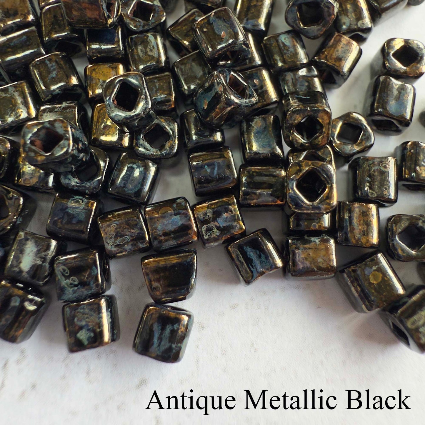 Toho Cube Beads 4mm (10 grams) - choose color