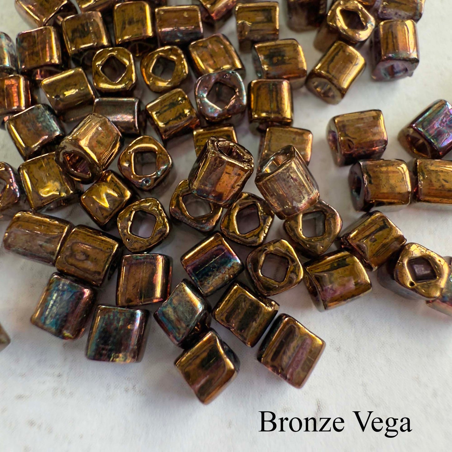 Toho Cube Beads 4mm (10 grams) - choose color