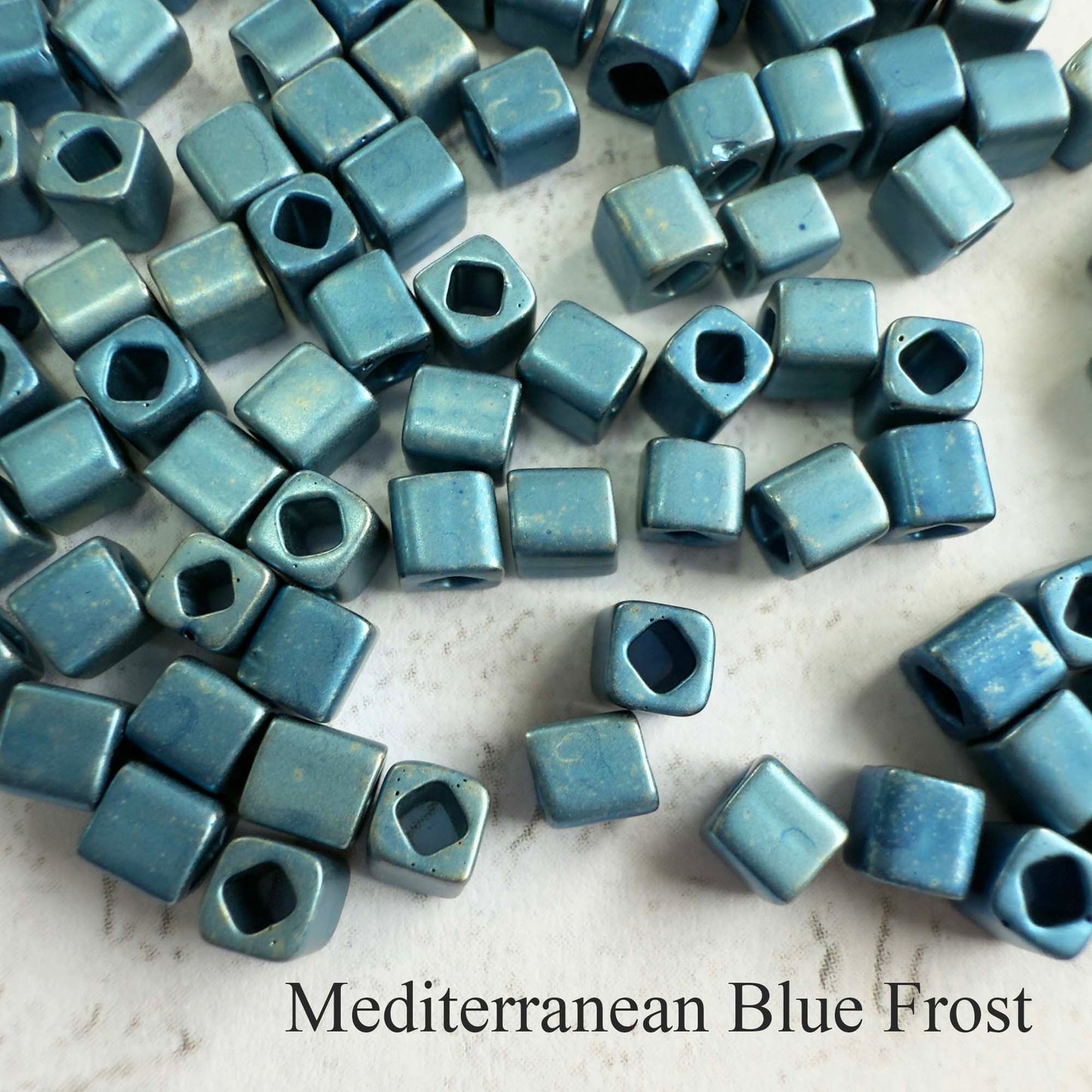 Toho Cube Beads 4mm (10 grams) - choose color