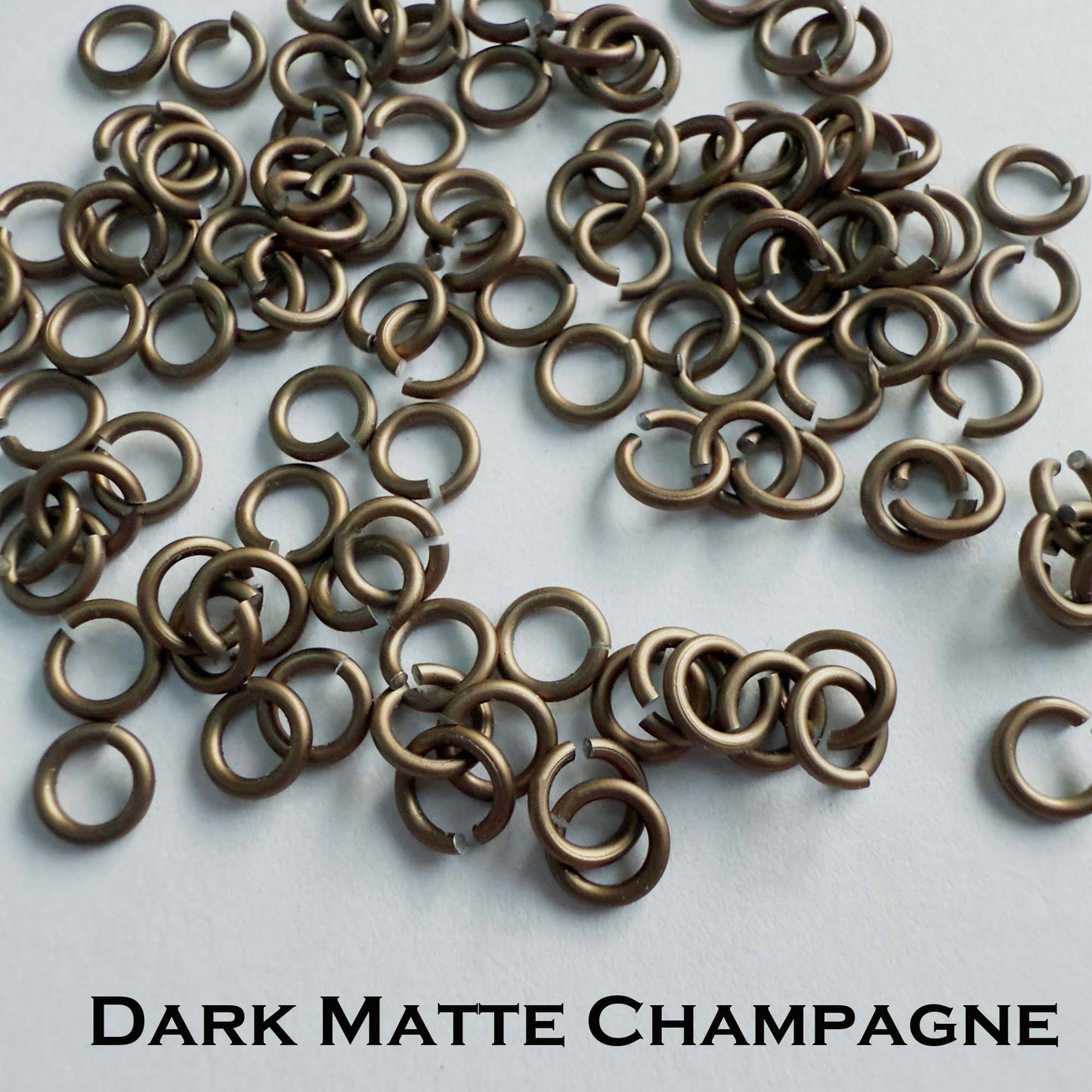 20g 7/64" Jump Rings MATTE (AWG) ID: 2.8mm- choose color & quantity