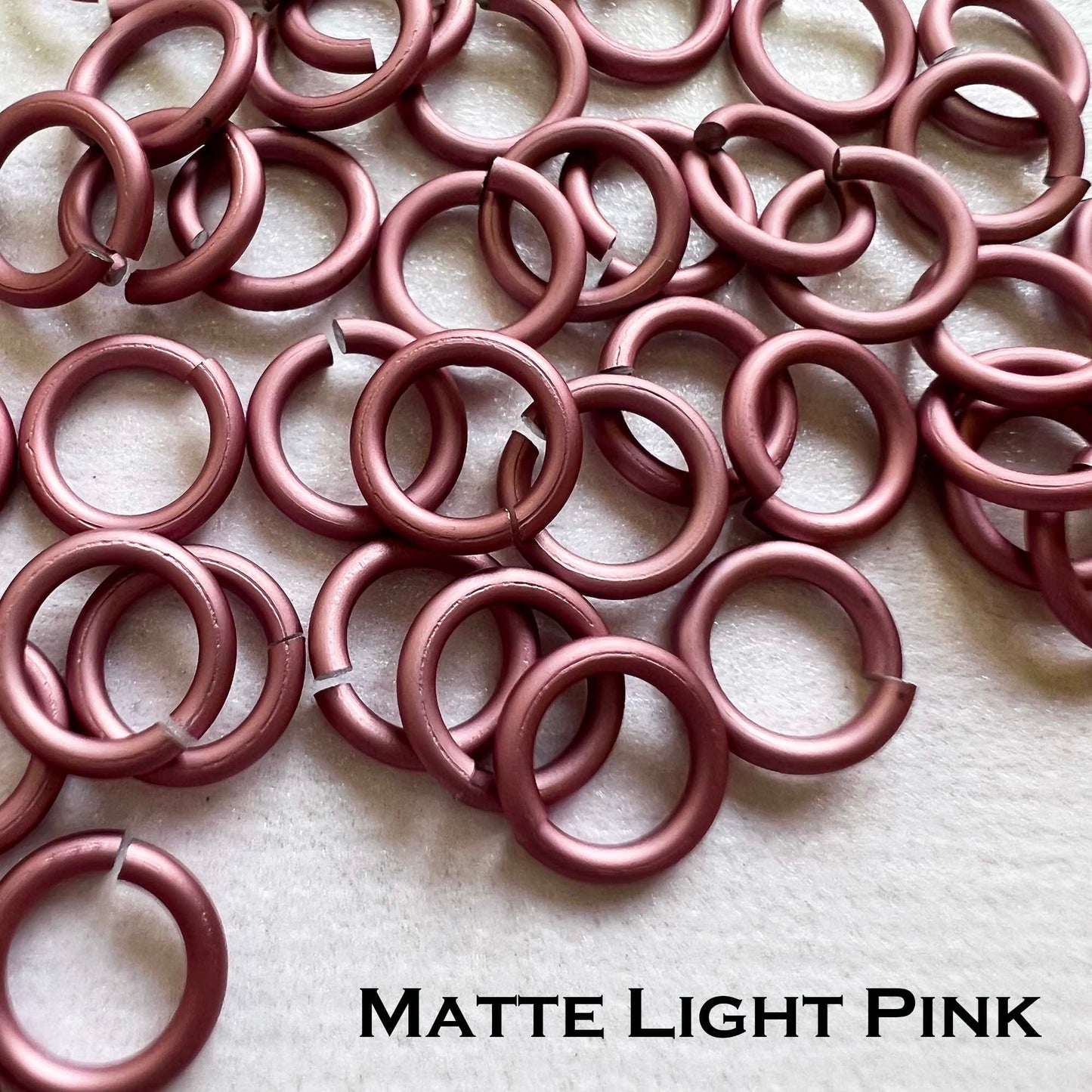 20g 1/8" Jump Rings MATTE (AWG) ID: 3.4mm - choose color & quantity