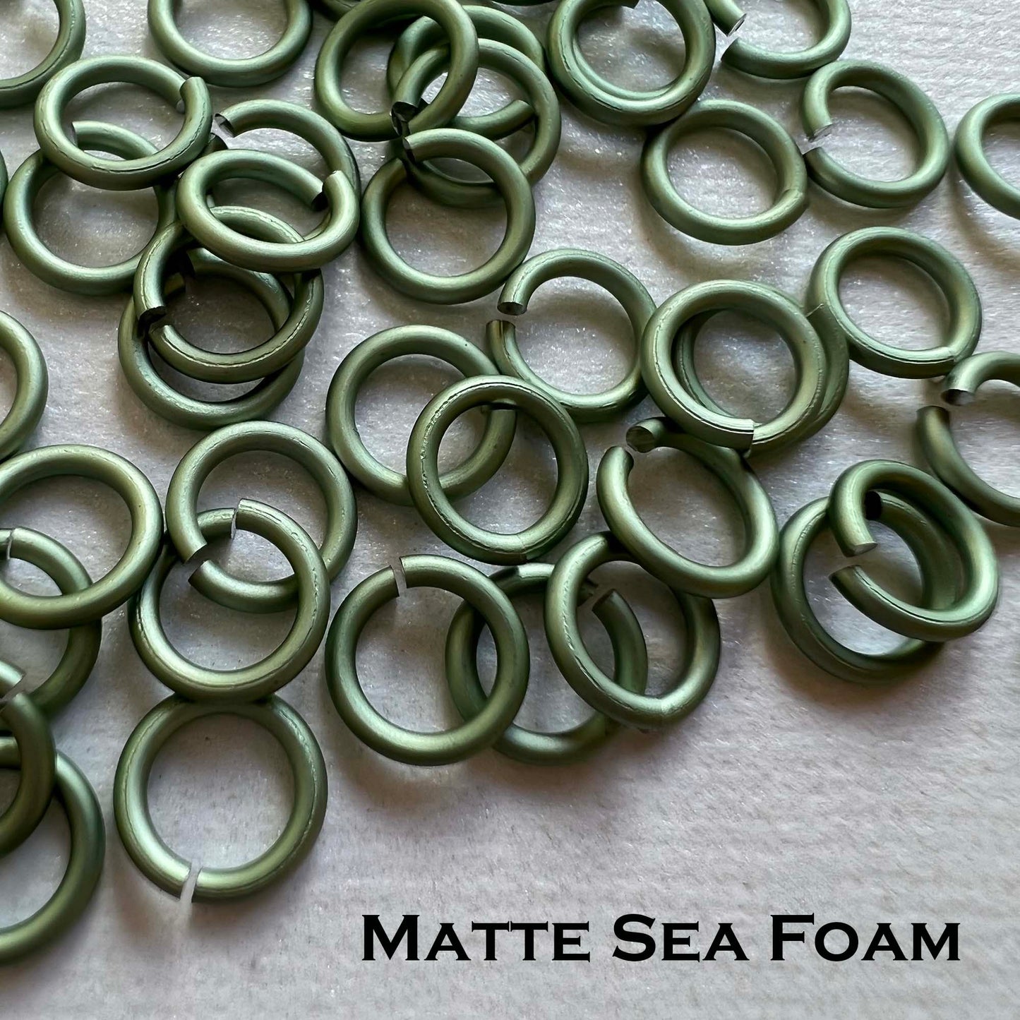 20g 1/8" Jump Rings MATTE (AWG) ID: 3.4mm - choose color & quantity