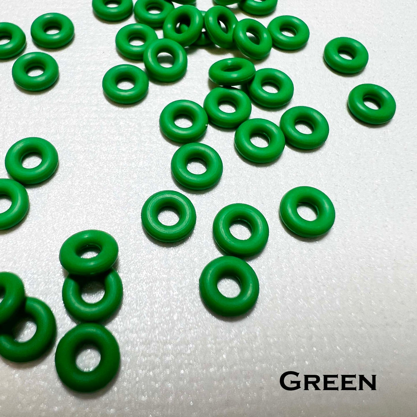 5mm Rubber O-Rings (ID: 2mm)  - choose color & quantity