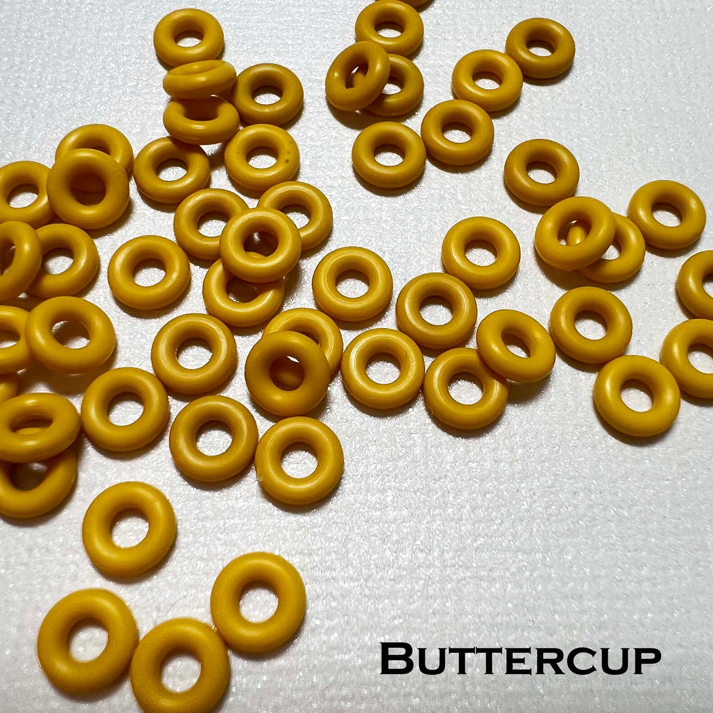 6mm Rubber O-Rings (ID: 2.6mm)  - choose color & quantity