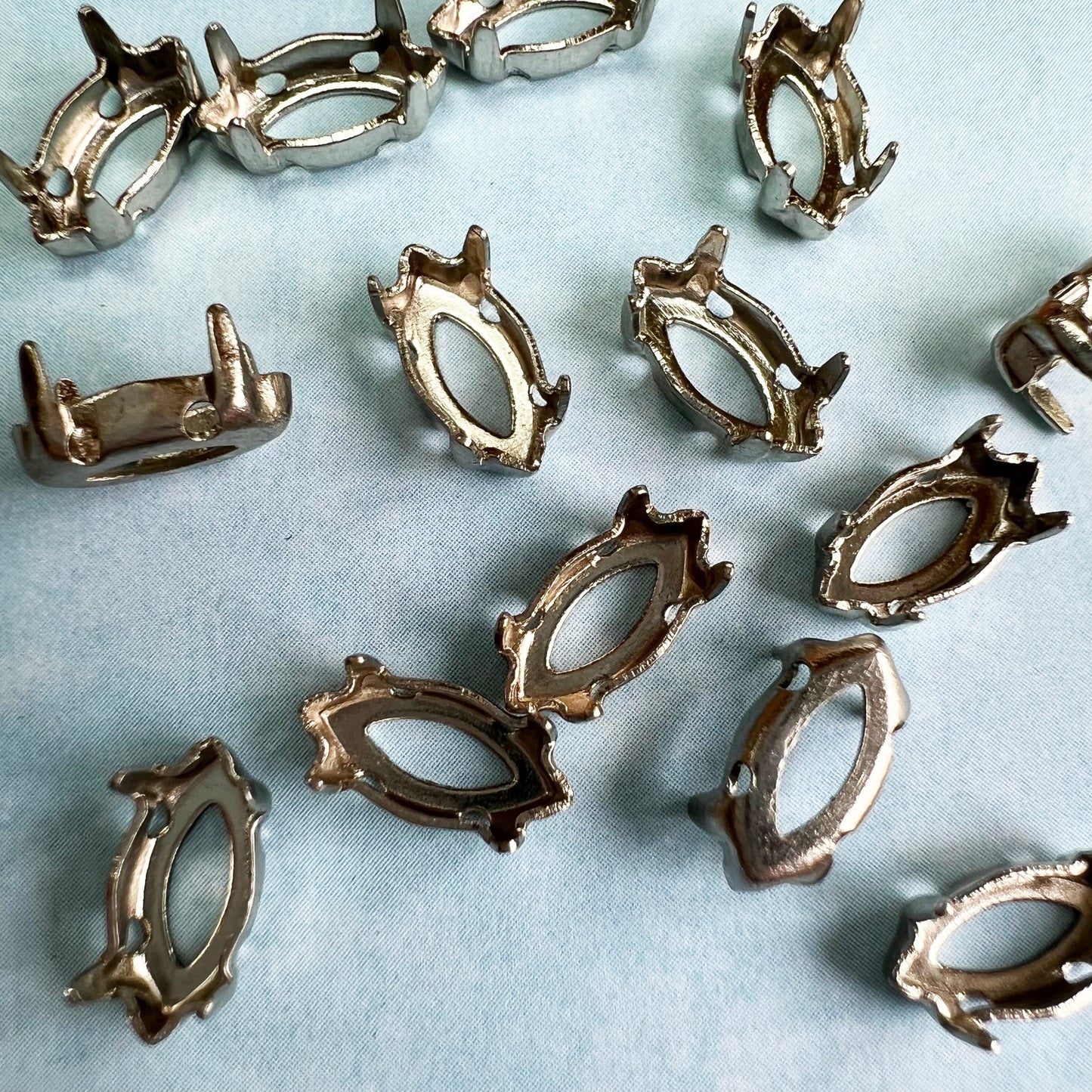 Navette Prong Setting 10x5mm - 20 Pieces