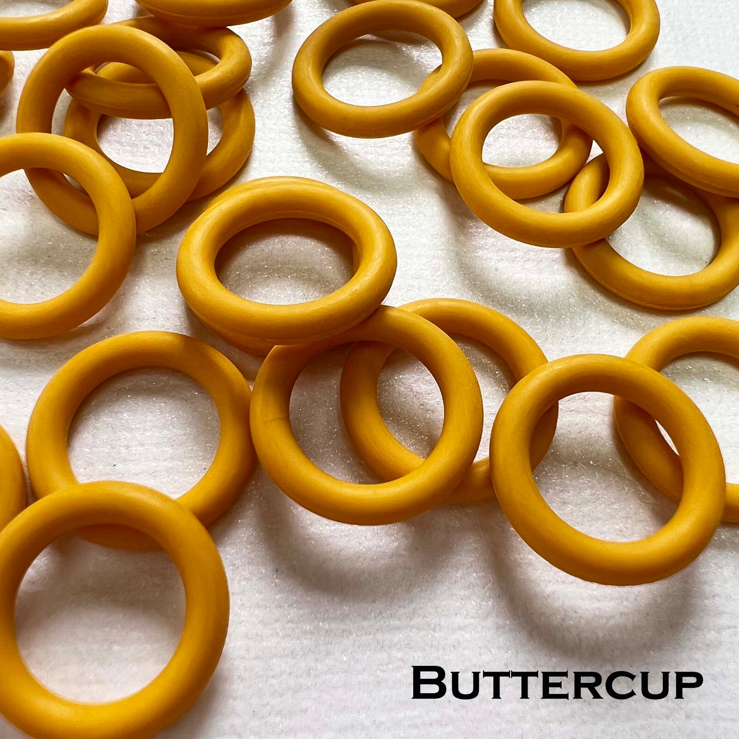 15mm Rubber O-Rings (ID: 10mm) - choose color & quantity