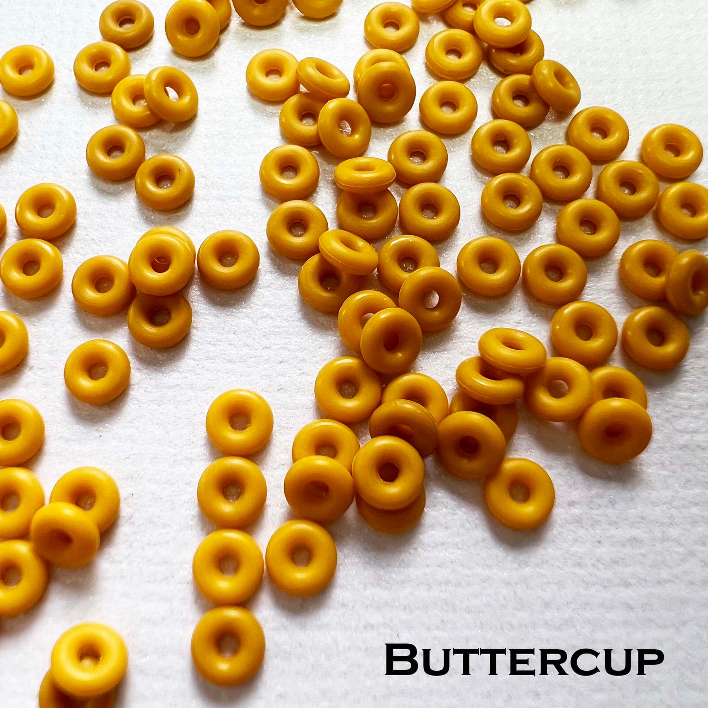 3mm Rubber O-Rings (ID: 1.1mm) - choose color