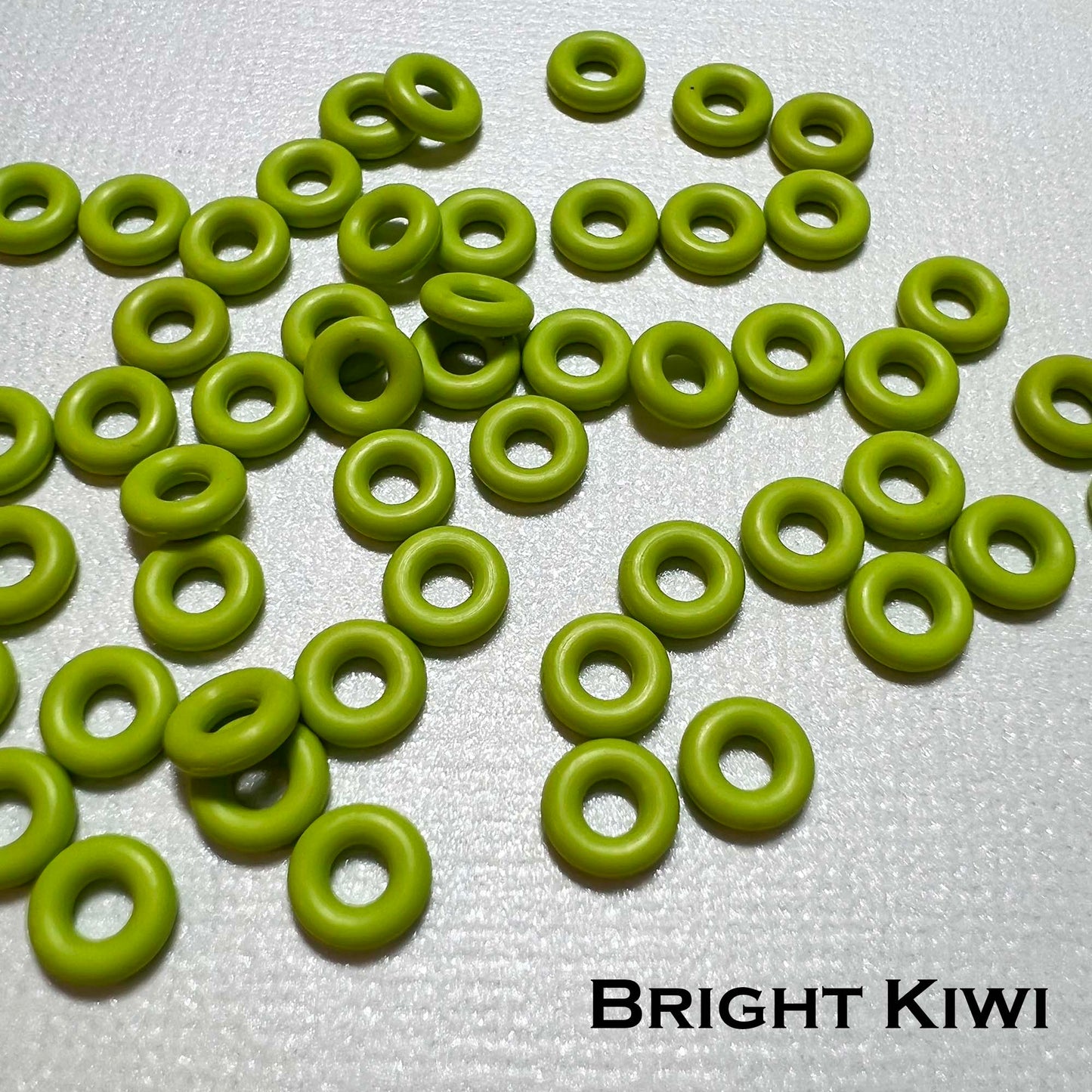 6mm Rubber O-Rings (ID: 2.6mm)  - choose color & quantity