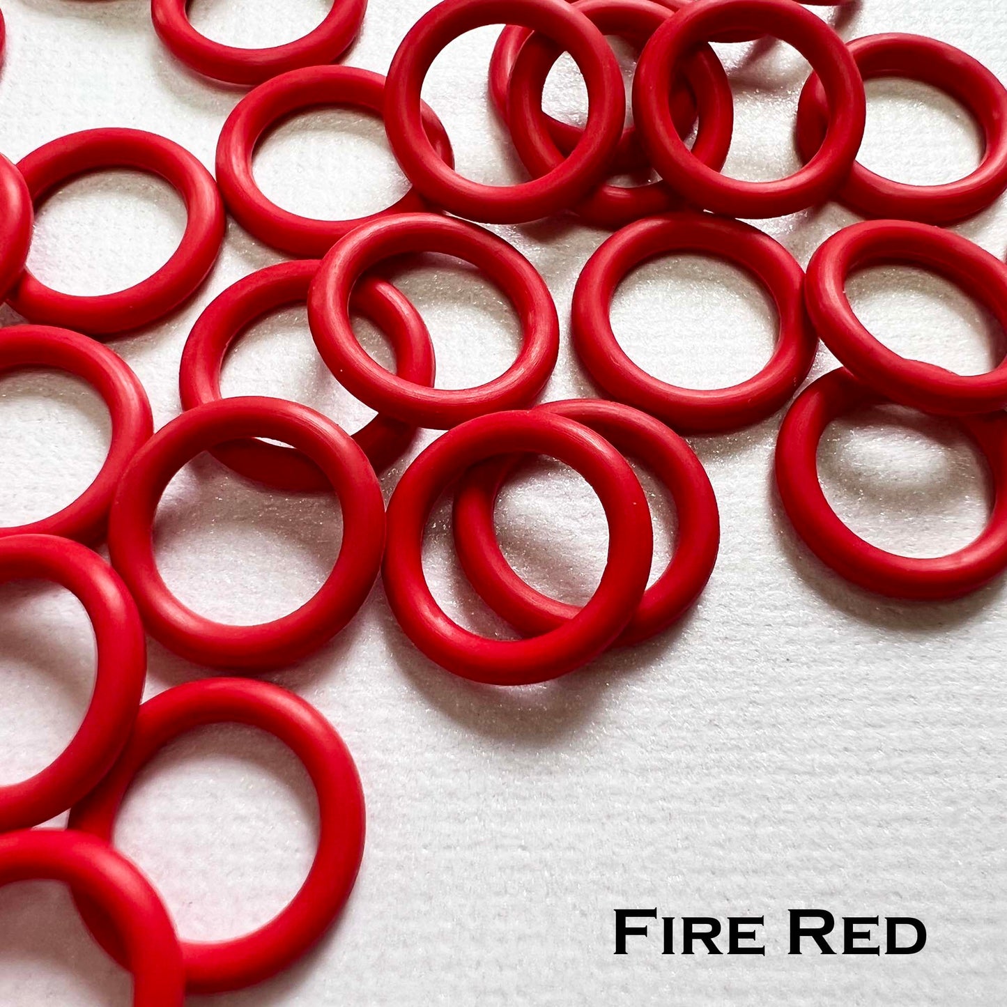12mm Rubber O-Rings (ID: 8.5mm) - choose color & quantity