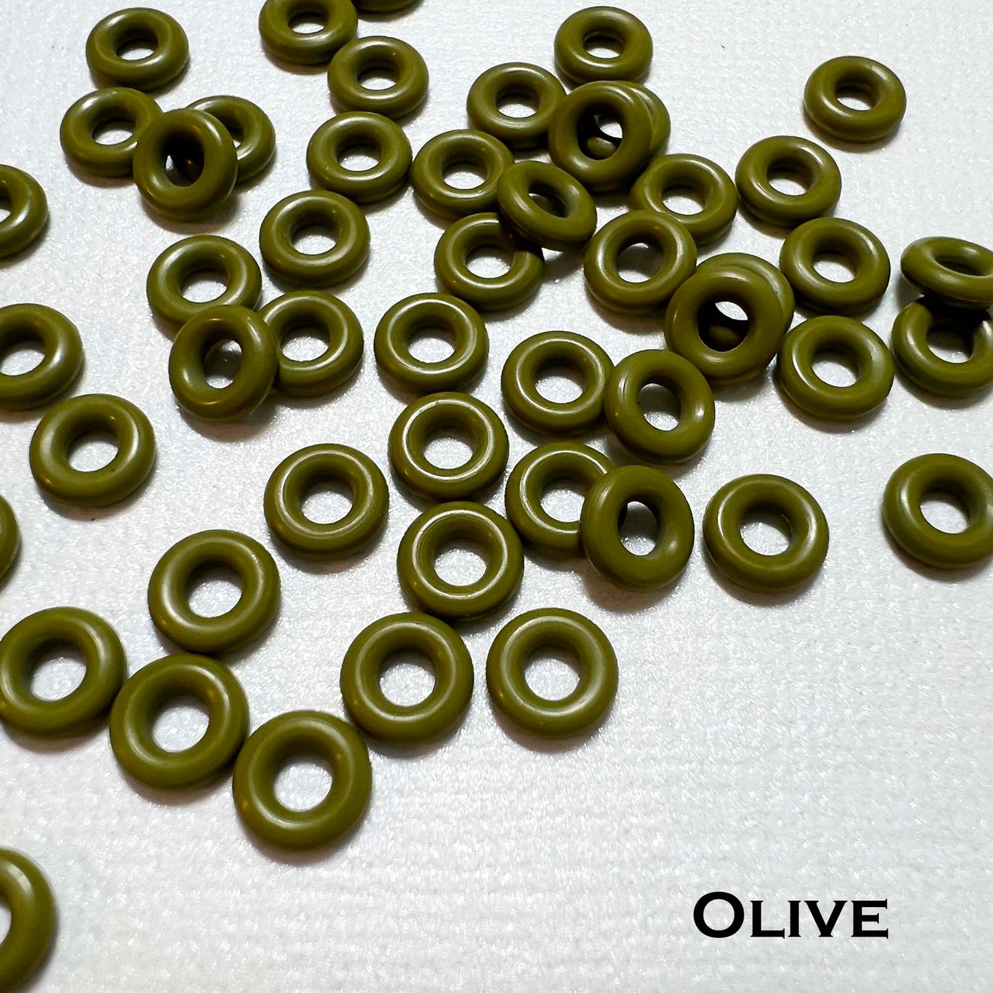 6mm Rubber O-Rings (ID: 2.6mm) - choose color & quantity
